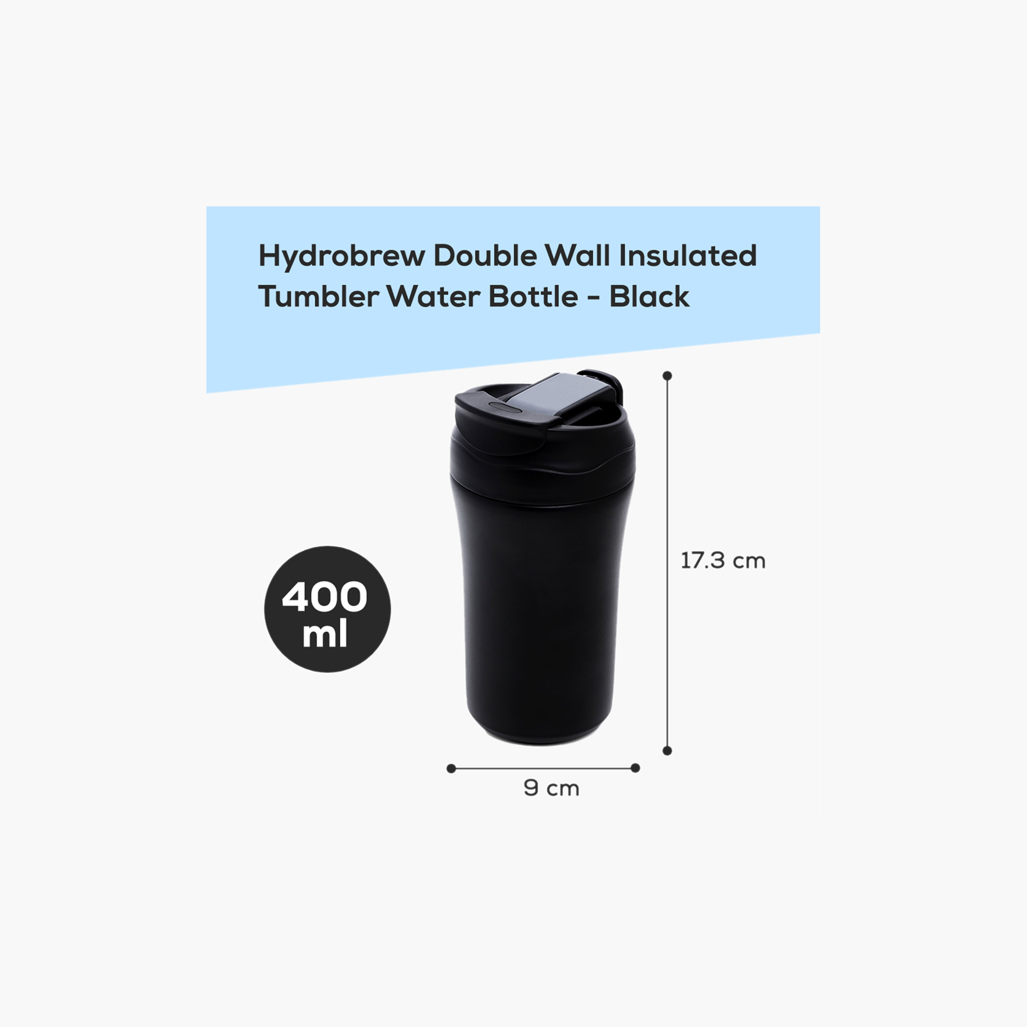 قارورة مياه كوب عازلة للحرارة ستانلس ستيل من هيدروبرو - 400 مل-school-waterbottles-image-2