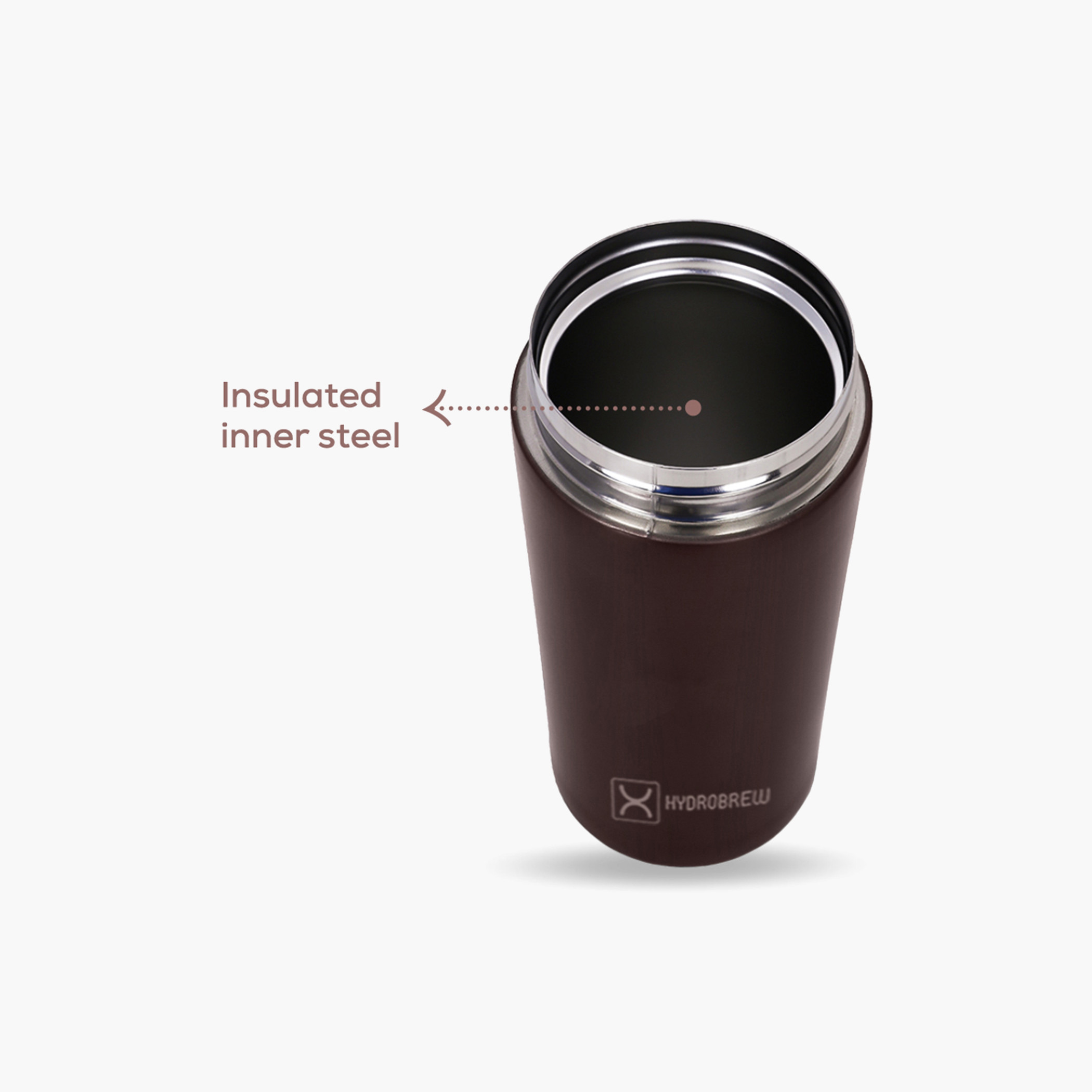 Hydrobrew Insulated Tumbler Water Bottle - 380 ml-school-waterbottles-image-6