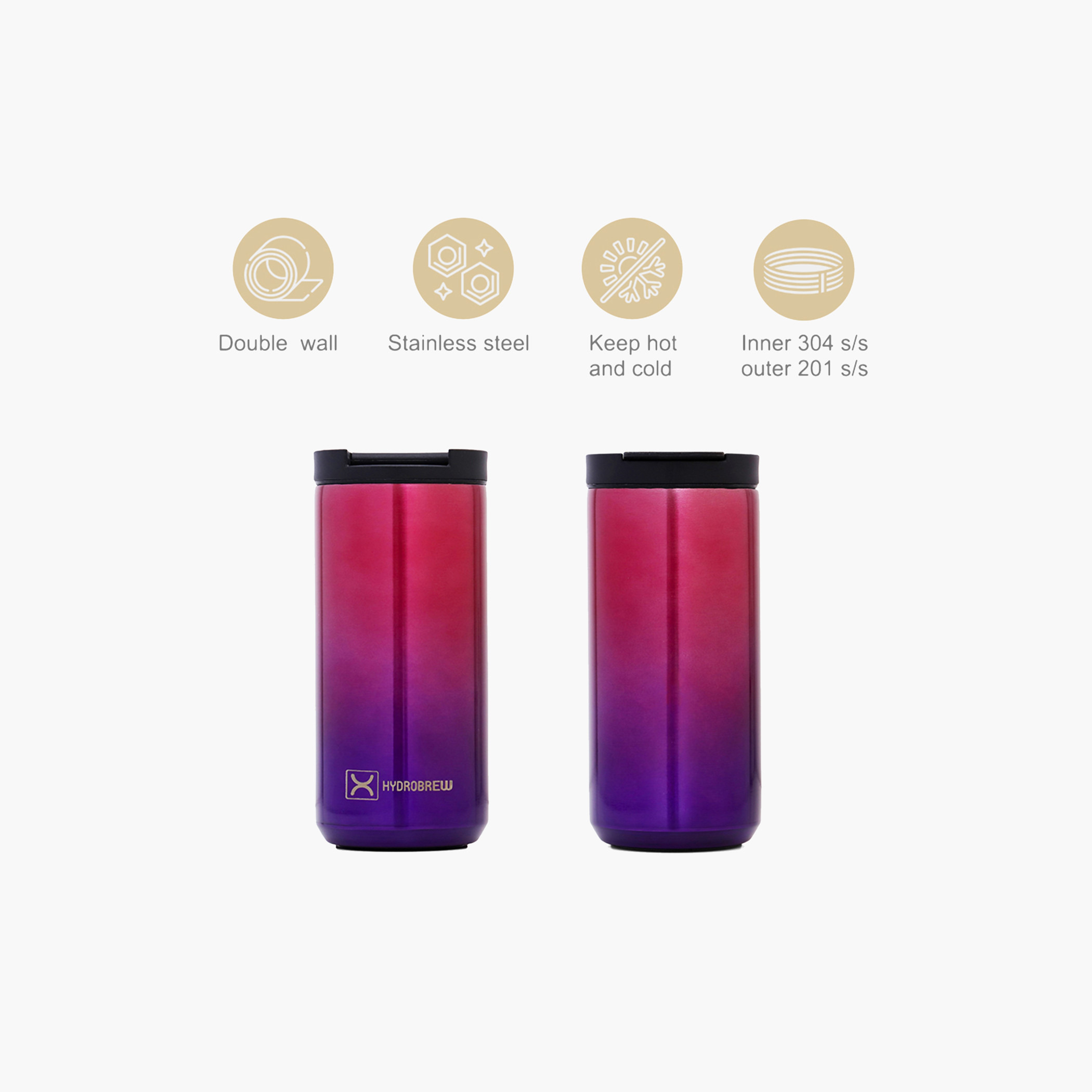 قارورة مياه كوب معزولة ستانليس ستيل من هيدروبرو- 400 مل-school-waterbottles-image-6