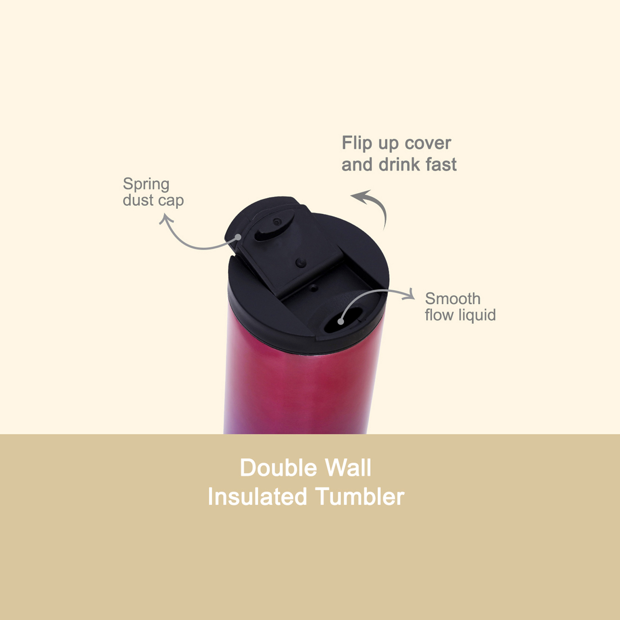 قارورة مياه كوب معزولة بجدار مزدوج من هيدروبرو - 500 مل-school-waterbottles-image-5