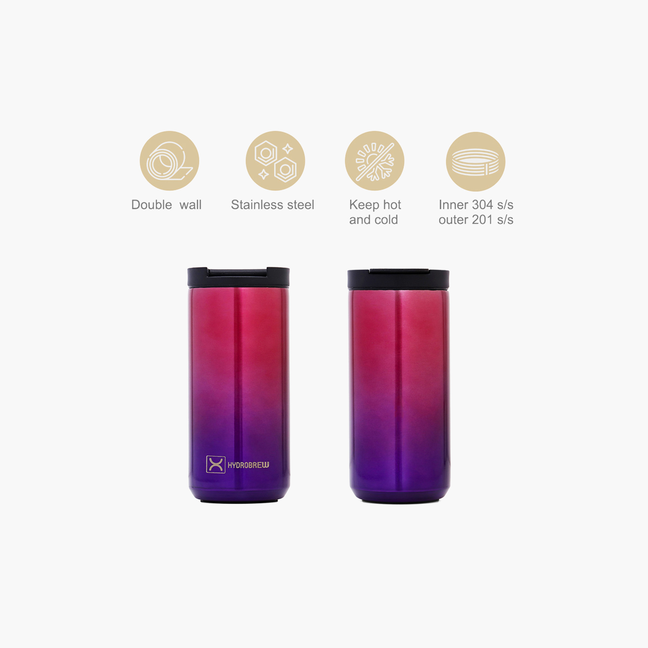 قارورة مياه كوب معزولة بجدار مزدوج من هيدروبرو - 500 مل-school-waterbottles-image-6