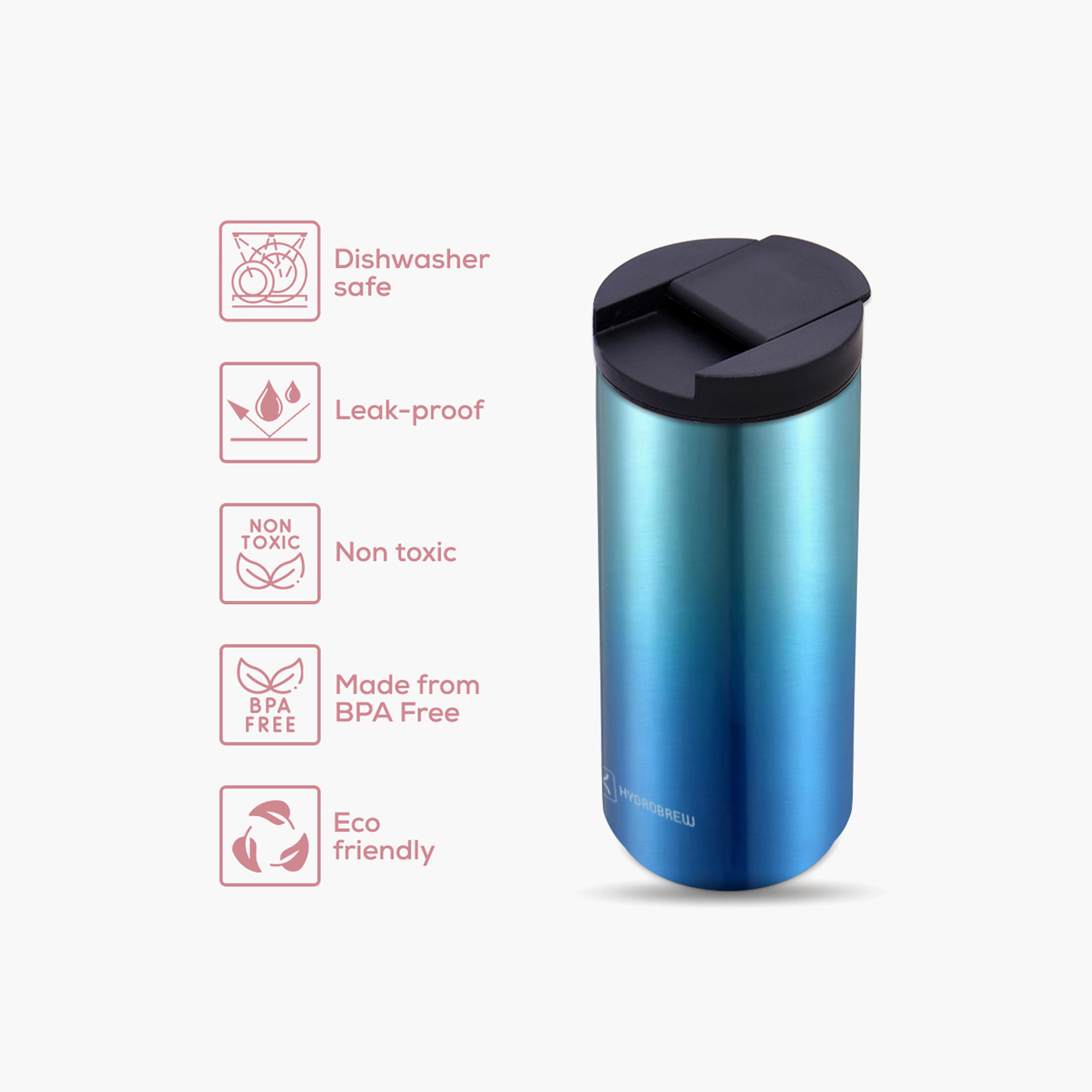 قاروة مياه معزولة بجدار مزدوج من هيدروبرو - 400 مل-school-waterbottles-image-3