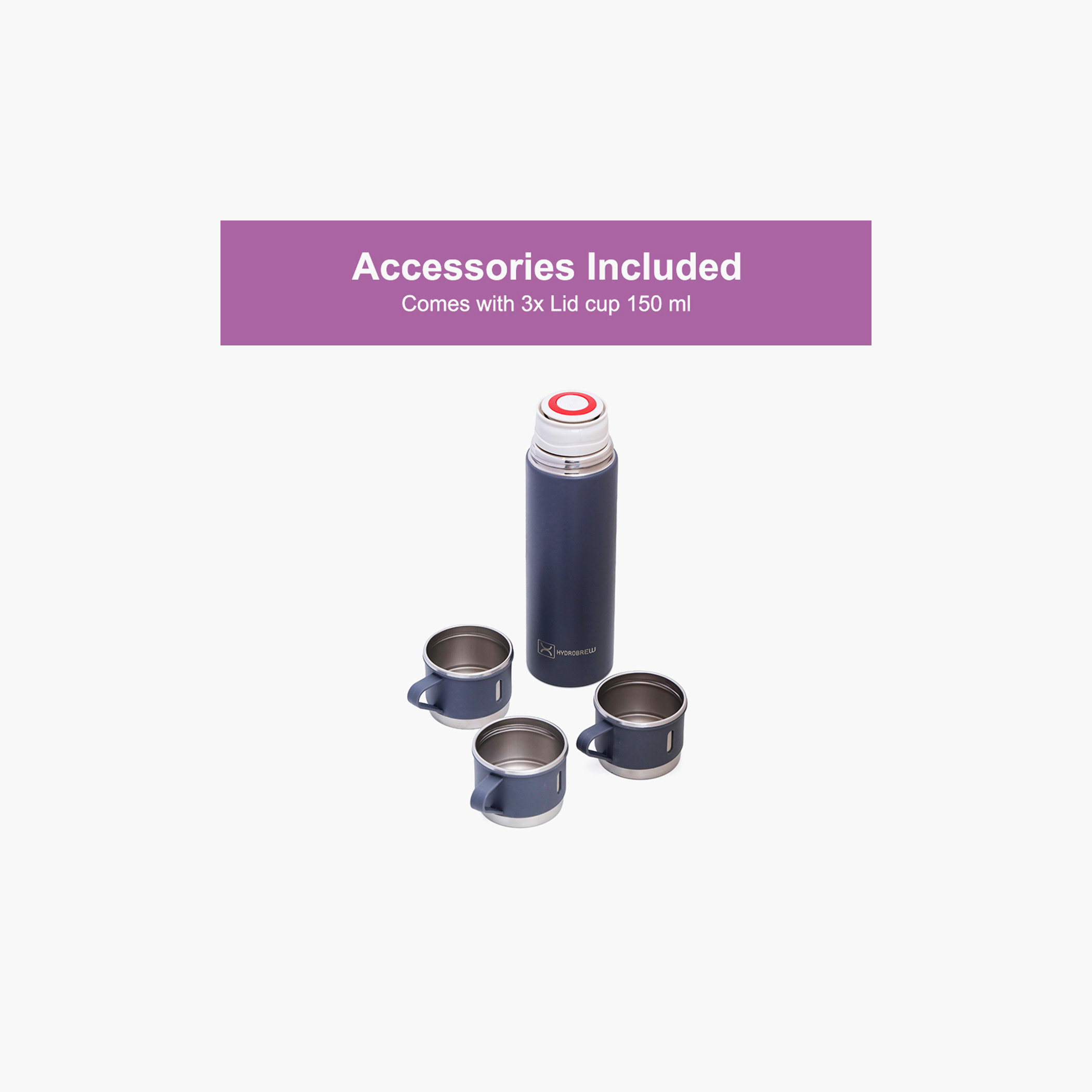 Hydrobrew Insulated Vacuum Flask - 150 ml-household-dining-teaandcoffee-travelmugsandsippers-image-7