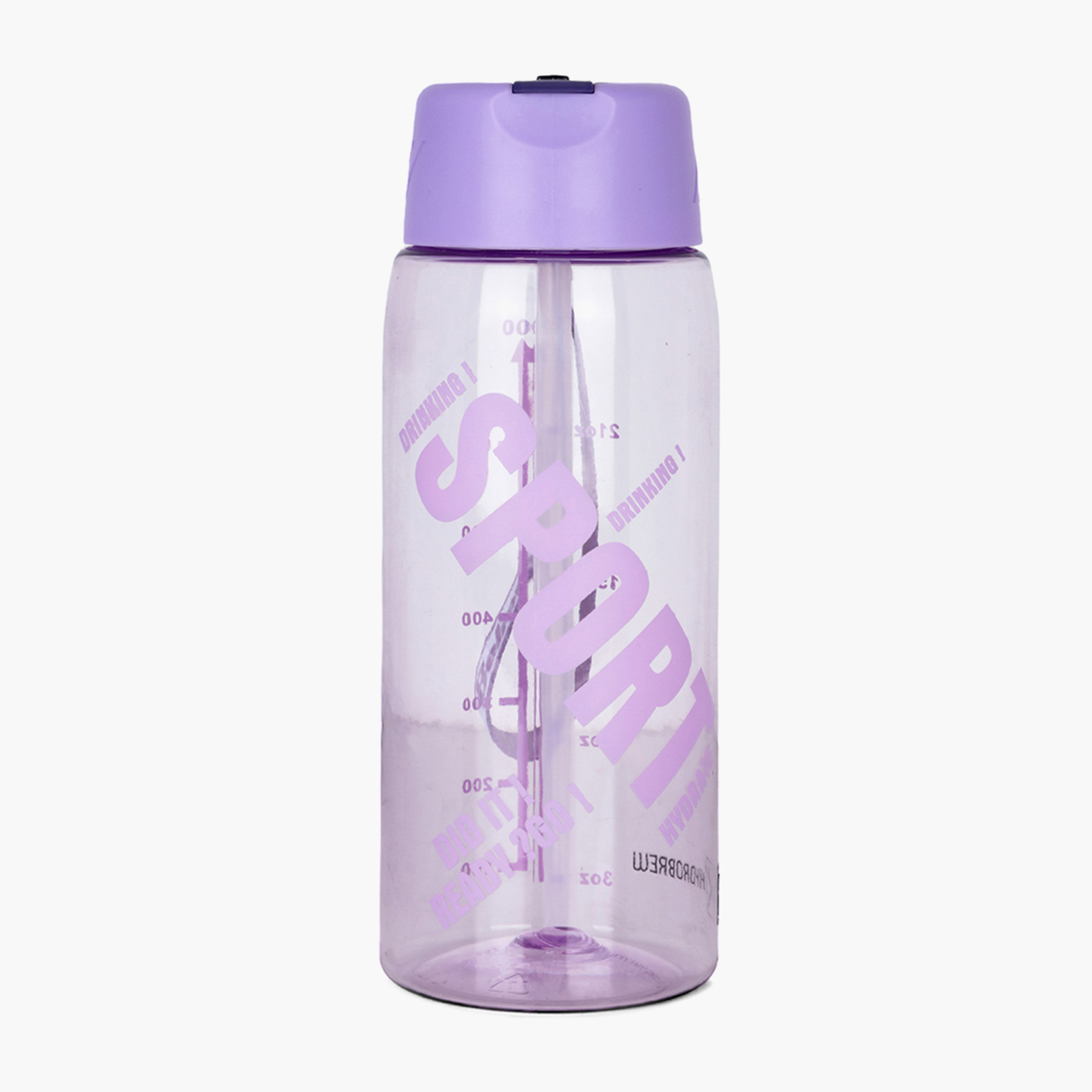 Hydrobrew Printed Water Bottle with Grab String - 800 ml-school-waterbottles-image-1