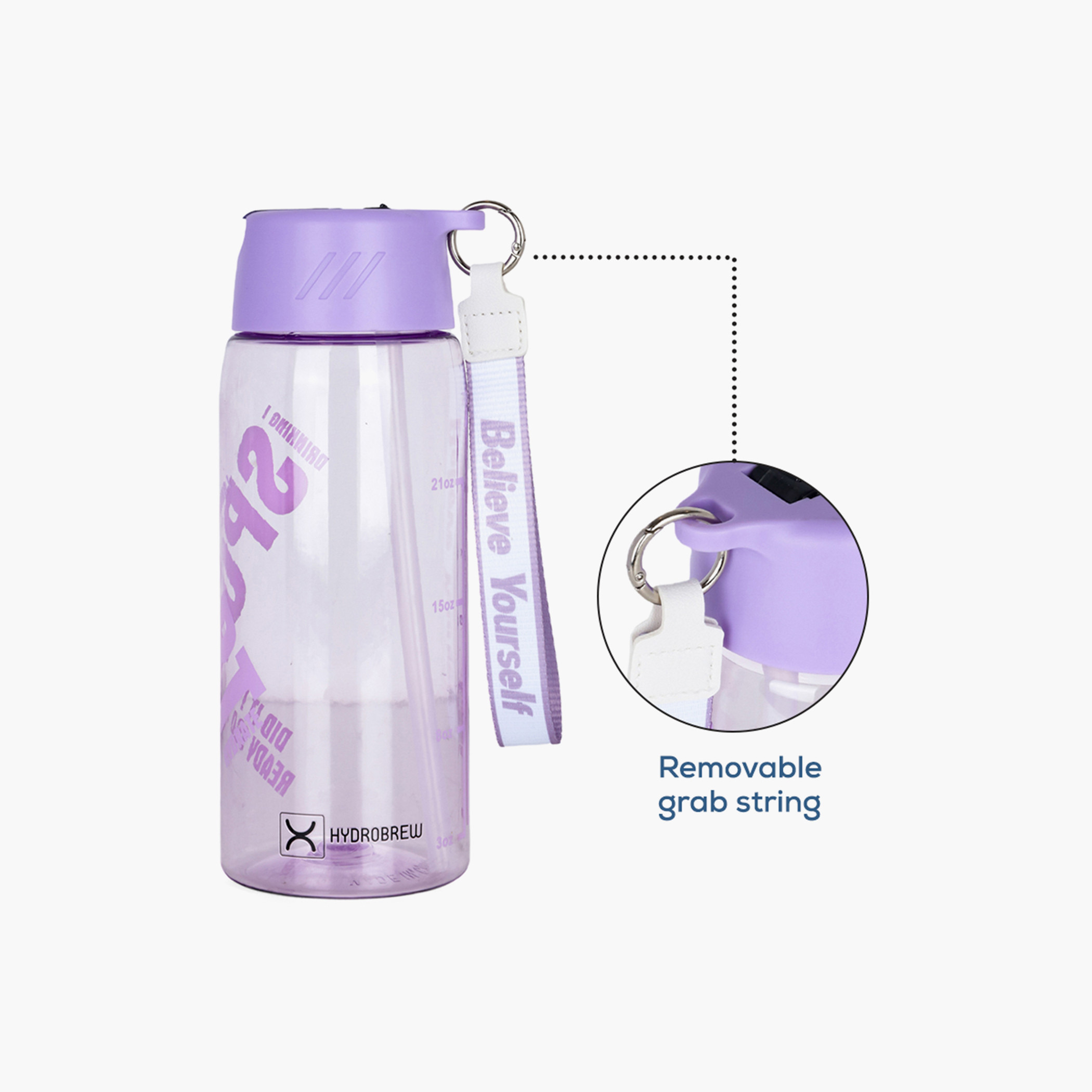 قارورة مياه بطبعات وحبل للامساك من هيدروبرو - 800 مل-school-waterbottles-image-4
