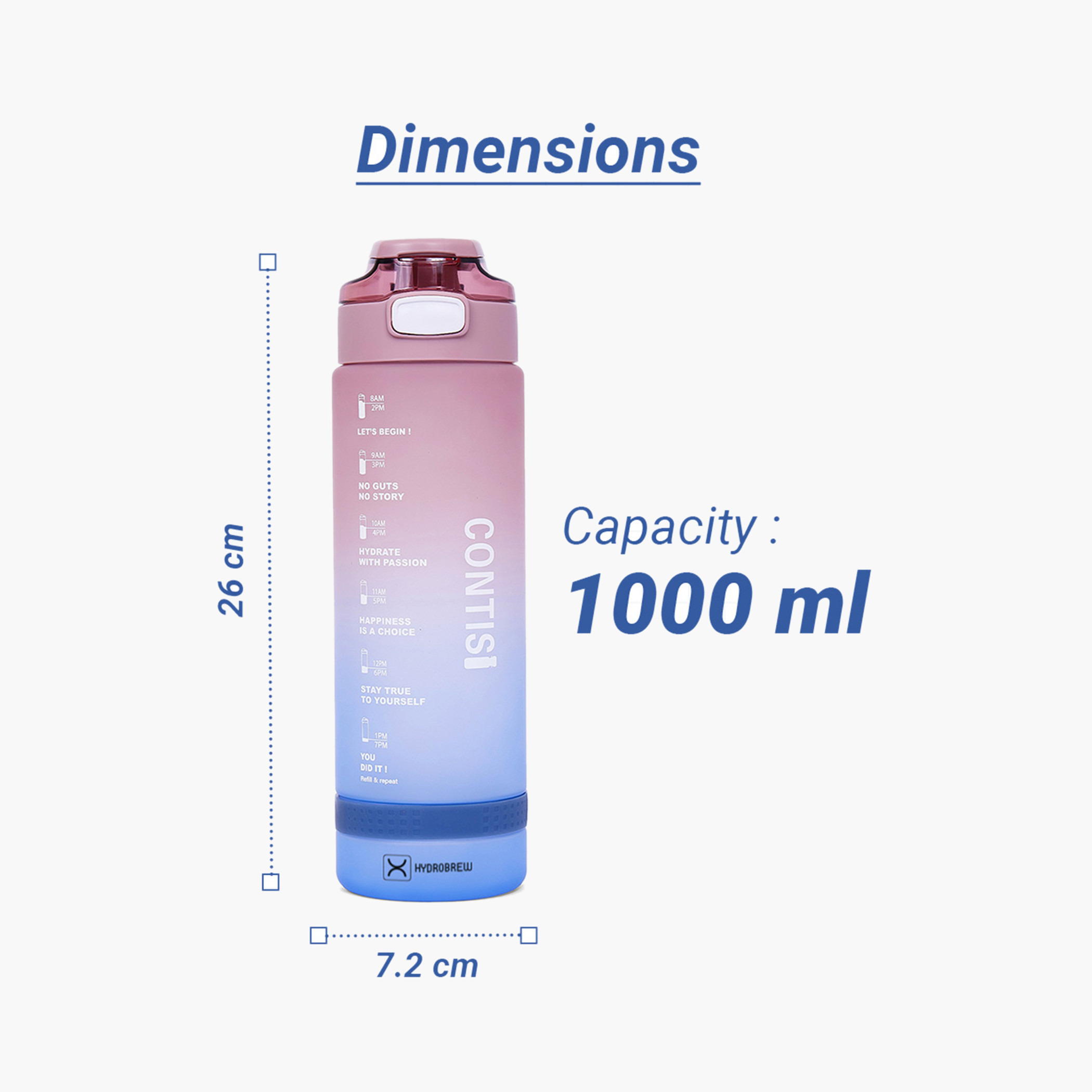 قارورة مياه خالية من البيسفينول أ بطبعات من هيدروبرو - 1 لتر-school-waterbottles-image-3