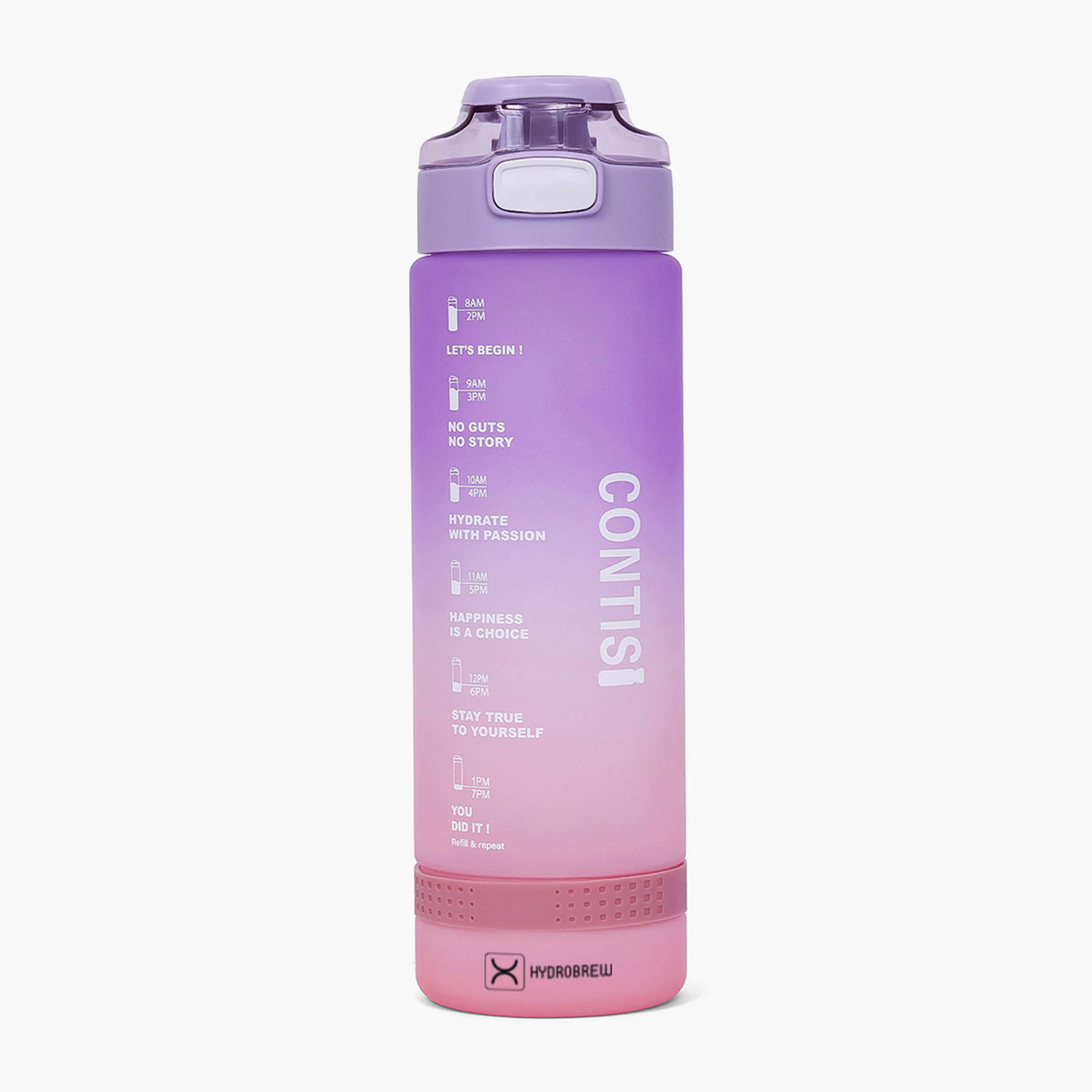 Hydrobrew Printed BPA-Free Water Bottle - 1 L-school-waterbottles-image-1