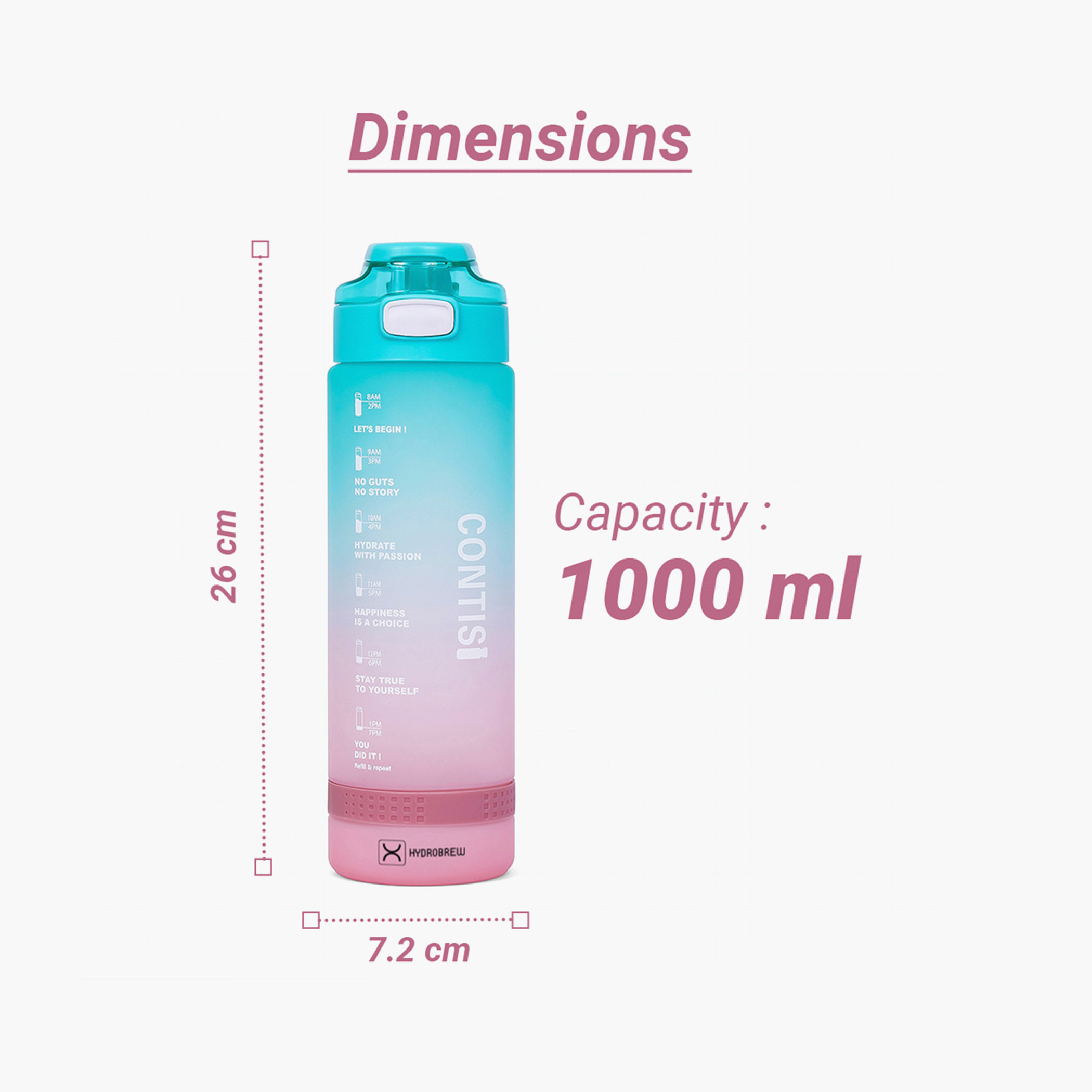 قارورة مياه خالية من البيسفينول أ بطبعات من هيدروبرو - 1 لتر-school-waterbottles-image-3