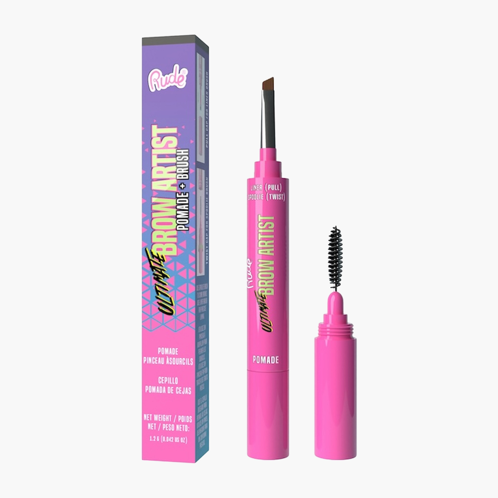 Rude Ultimate Brow Artist Pomade and Brush - 1.2 gms-beautyandpersonalcare-makeup-eyes-eyebrows-image-3