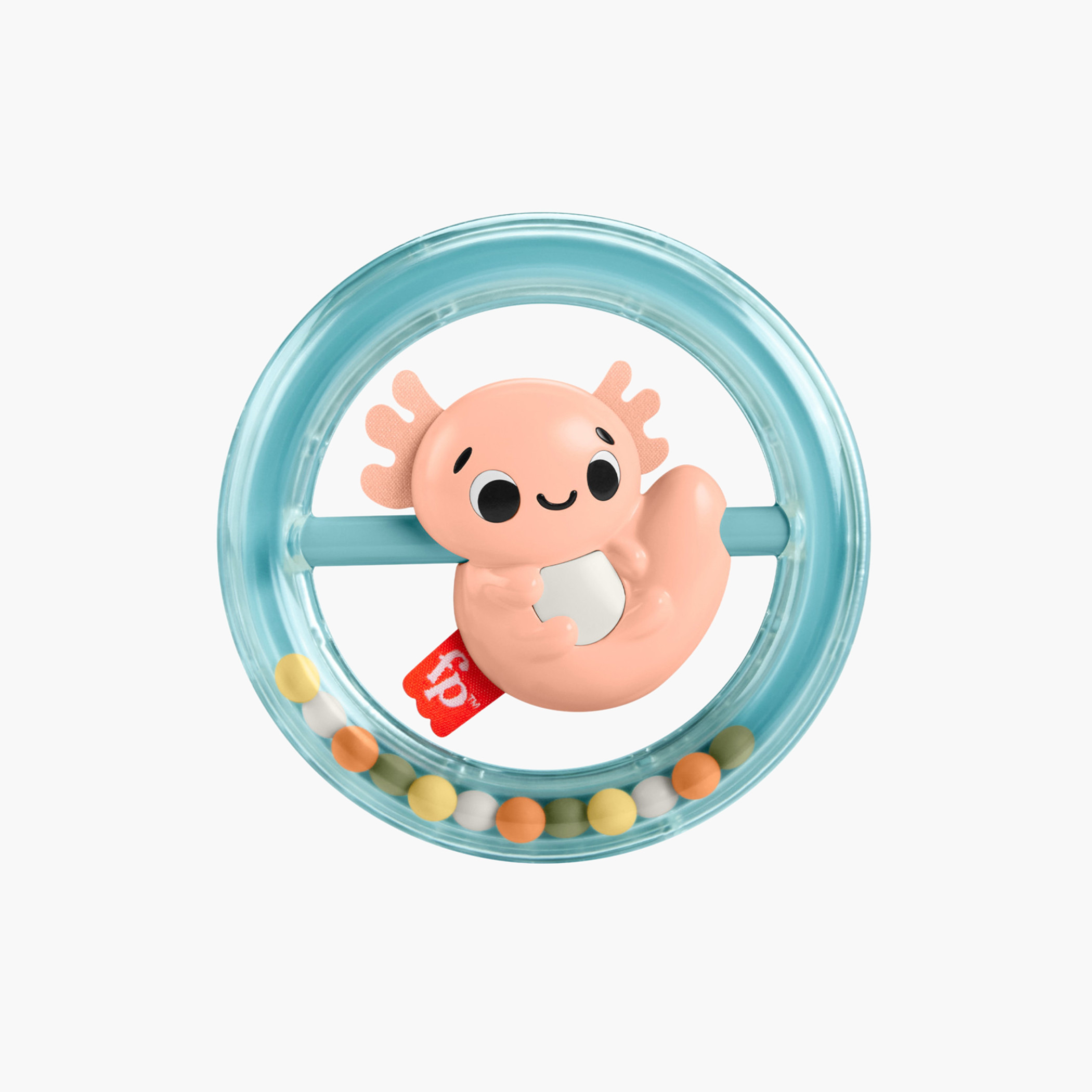 Fisher-Price Animal Themed Baby Sensory Toy, Teether Rattle & Clacker for Ages 3m+, Sold Separately-toys-plushsofttoys-animals-image-2