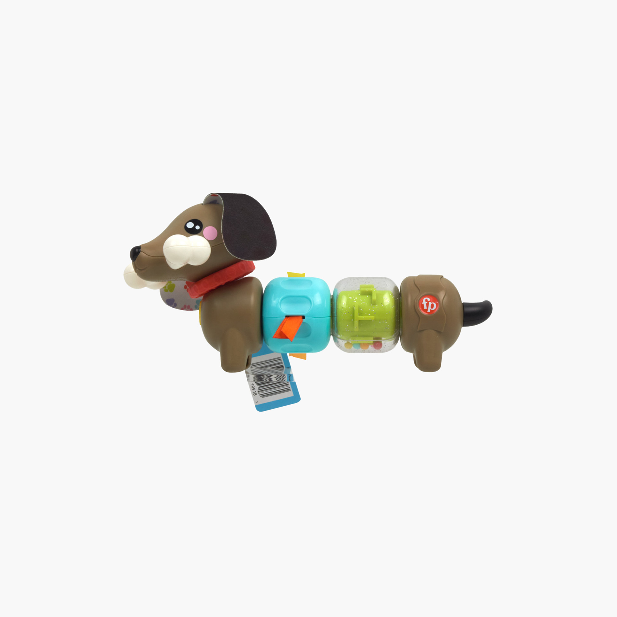 Fisher-Price Baby Sensory Toy Pets Click & Spin Pup with Fine Motor Activities for Ages 6+ Months-toys-babyandtoddlertoys-learningtoys-image-5