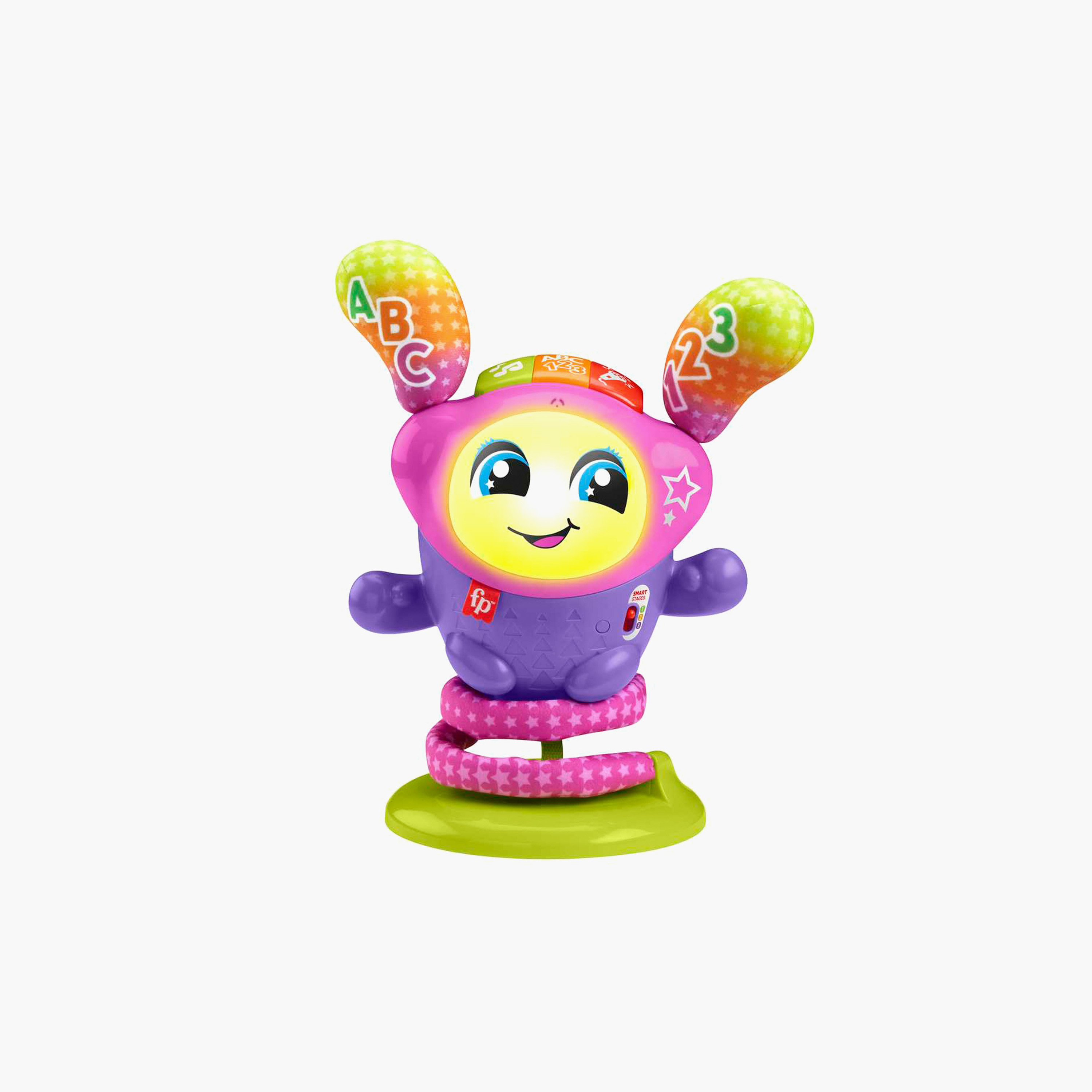 Fisher-Price Interactive Baby and Toddler Toy with Music Lights & Bouncing Action, DJ Bouncin’ Star-toys-babyandtoddlertoys-learningtoys-image-1