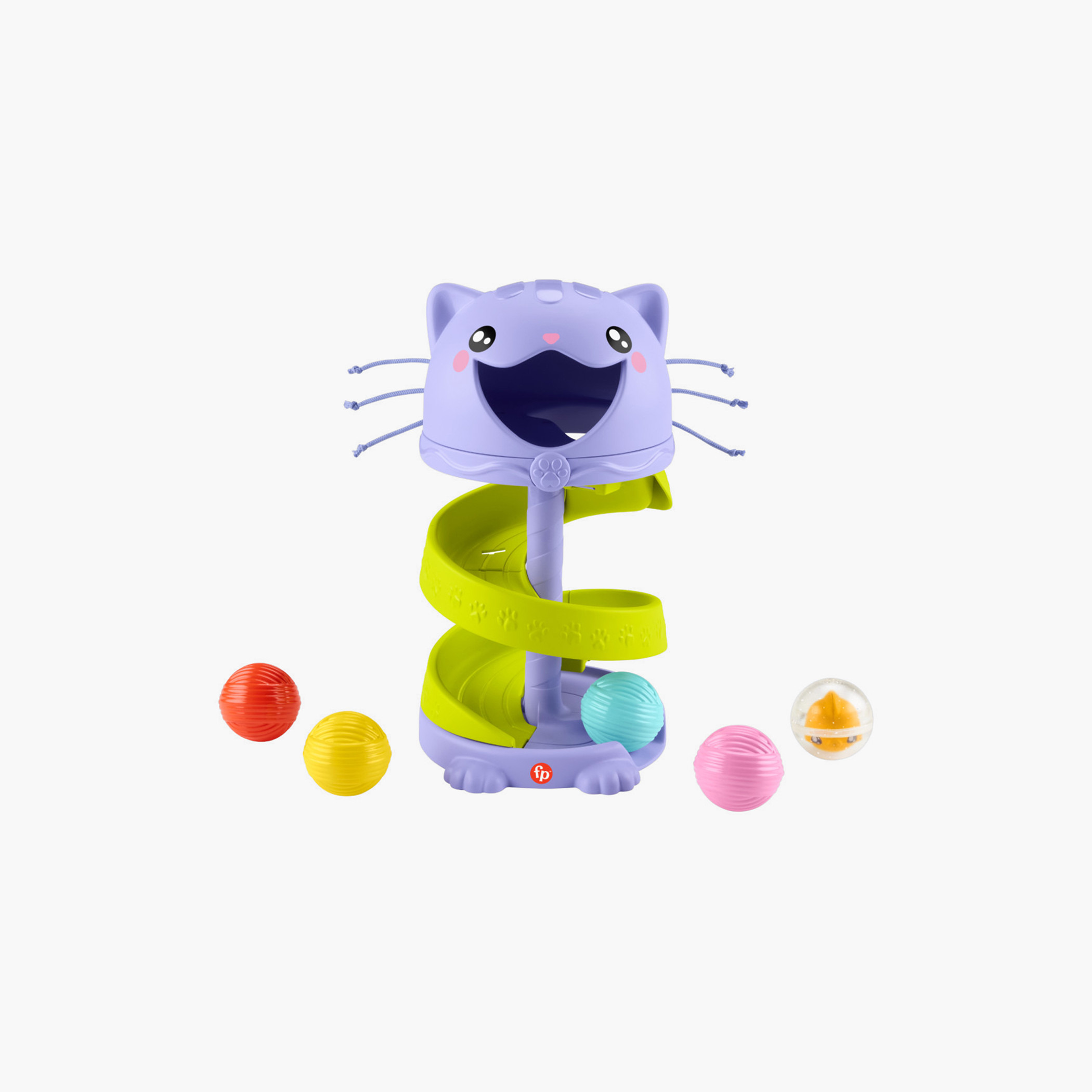 Fisher-Price Pets Purrr-fect Ball Tower Activity Centre for Developmental Play Ages 9+ Months-toys-babyandtoddlertoys-learningtoys-image-1