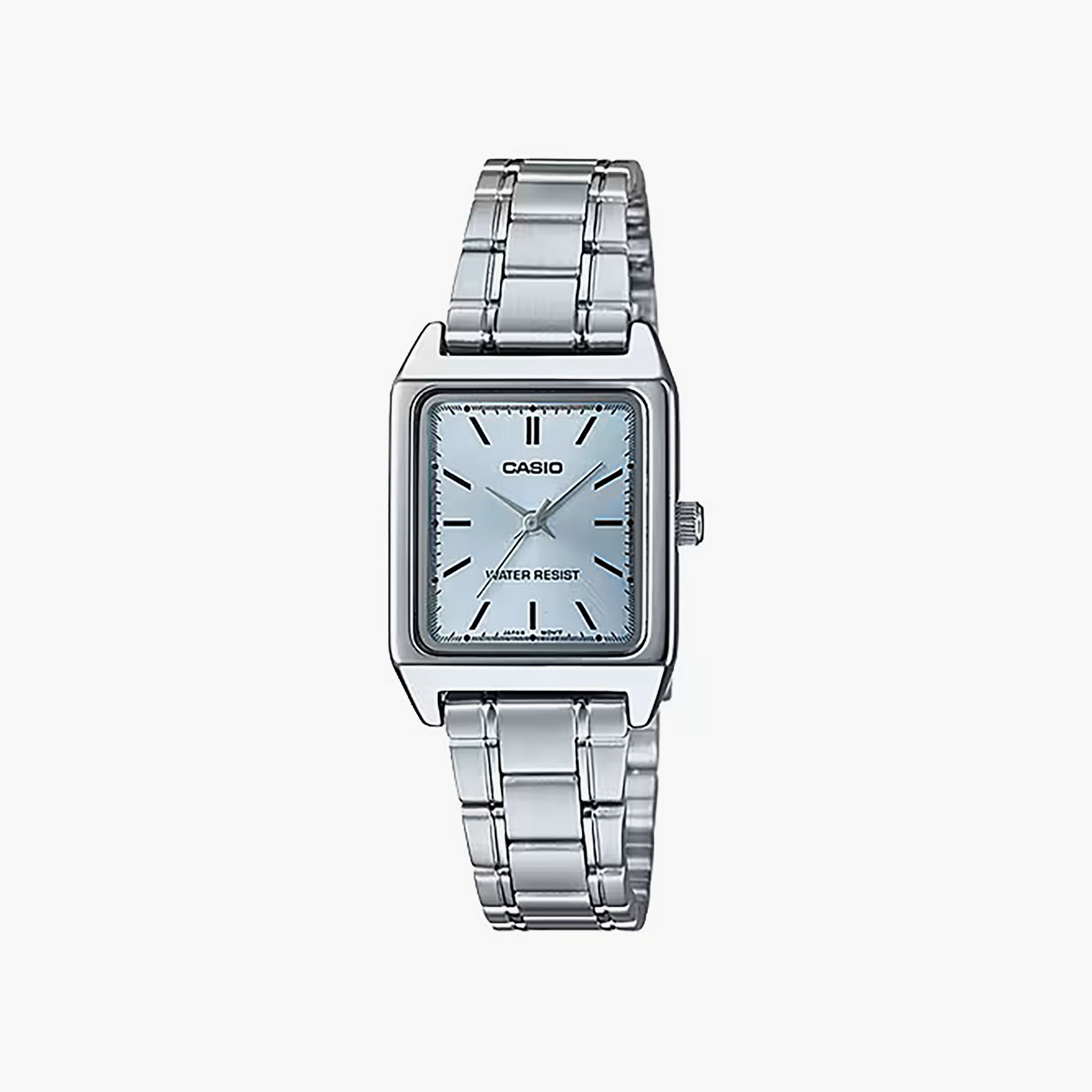 ساعة كاسيو للنساء 22 ملم فضية ذات انالوج من الستانلس ستيل | LTP-V007D-2EUDF-women-watchesandjewellery-watches-image-1