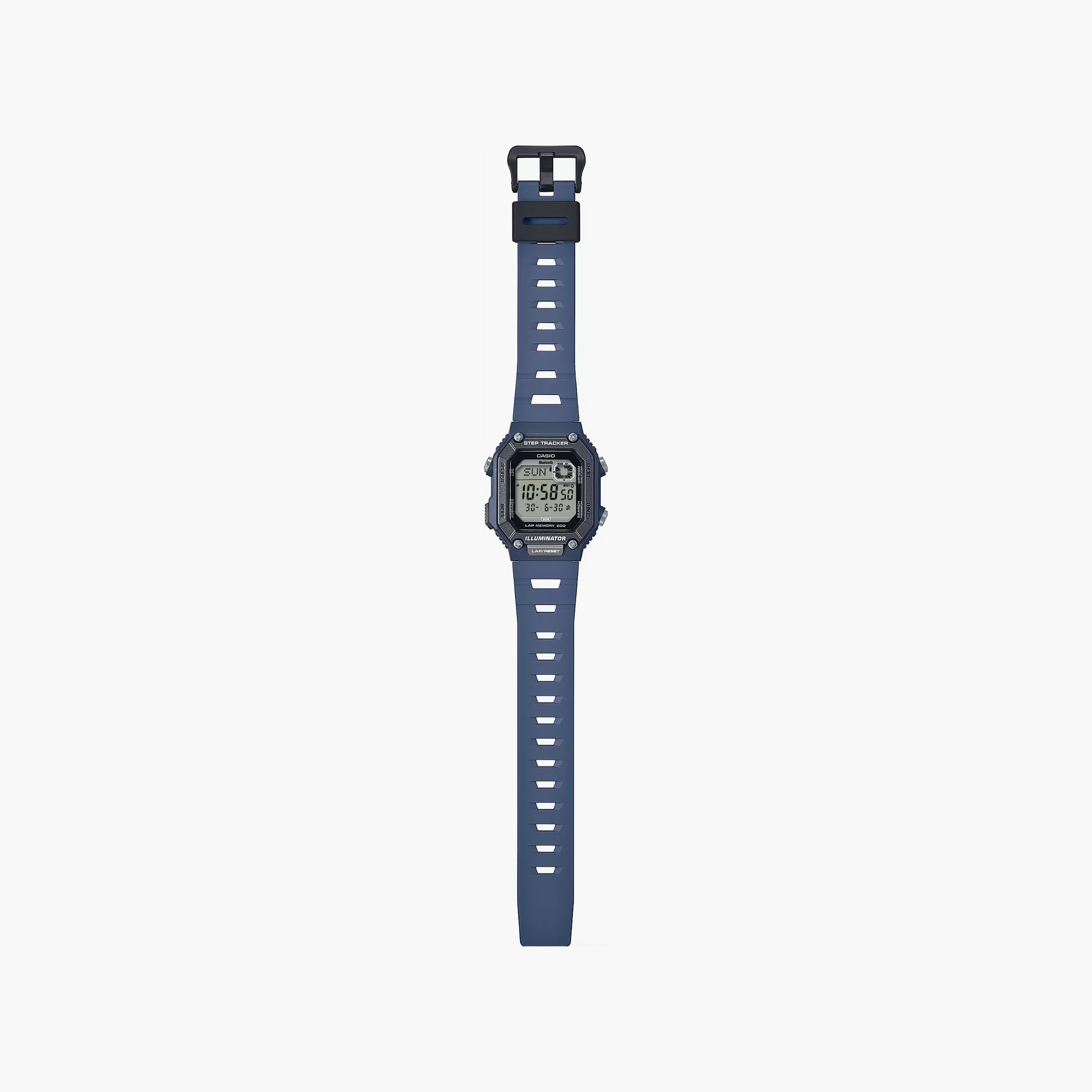 Casio Men's 41 MM Blue Digital Silicone Watch | WS-B1000-2AVDF-men-watchesandjewellery-watches-image-3