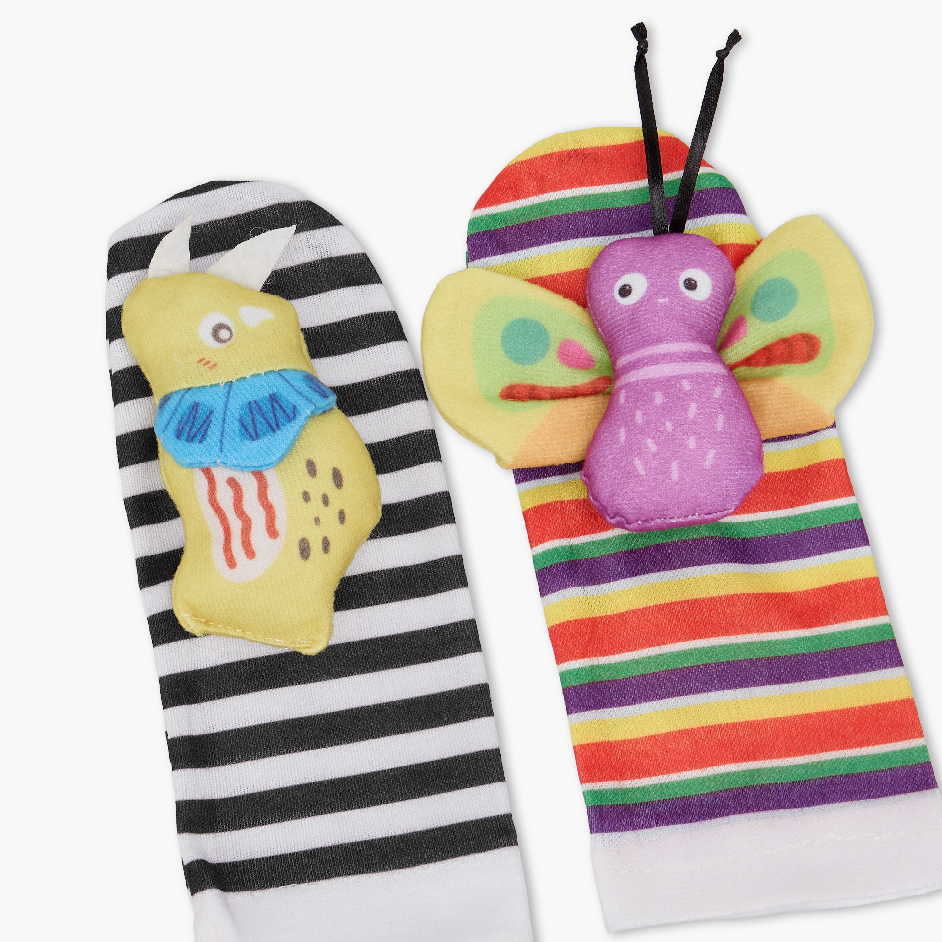 مجموعة ألعاب خشخيشة للمعصم والقدم 4 قطع من جونيورز-toys-babyandtoddlertoys-rattlesandteethers-image-11