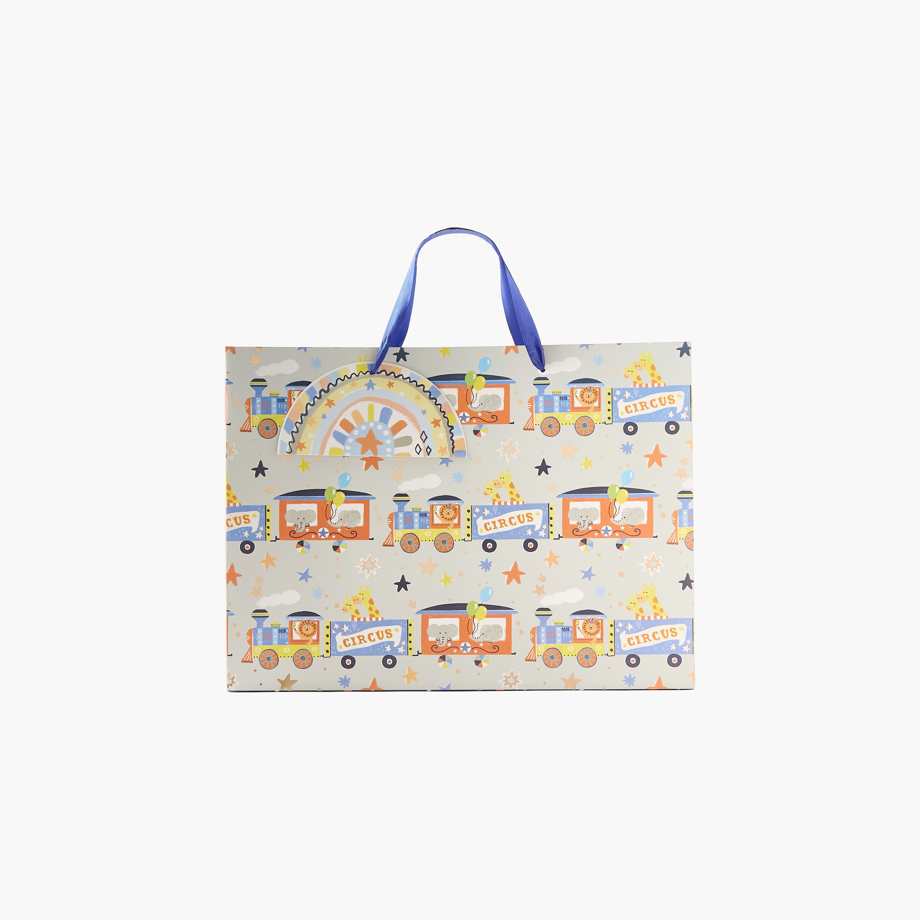 Findz Vehicle Print Paper Gift Bag - 31x12x26 cms-household-giftingaccessories-giftings-image-1