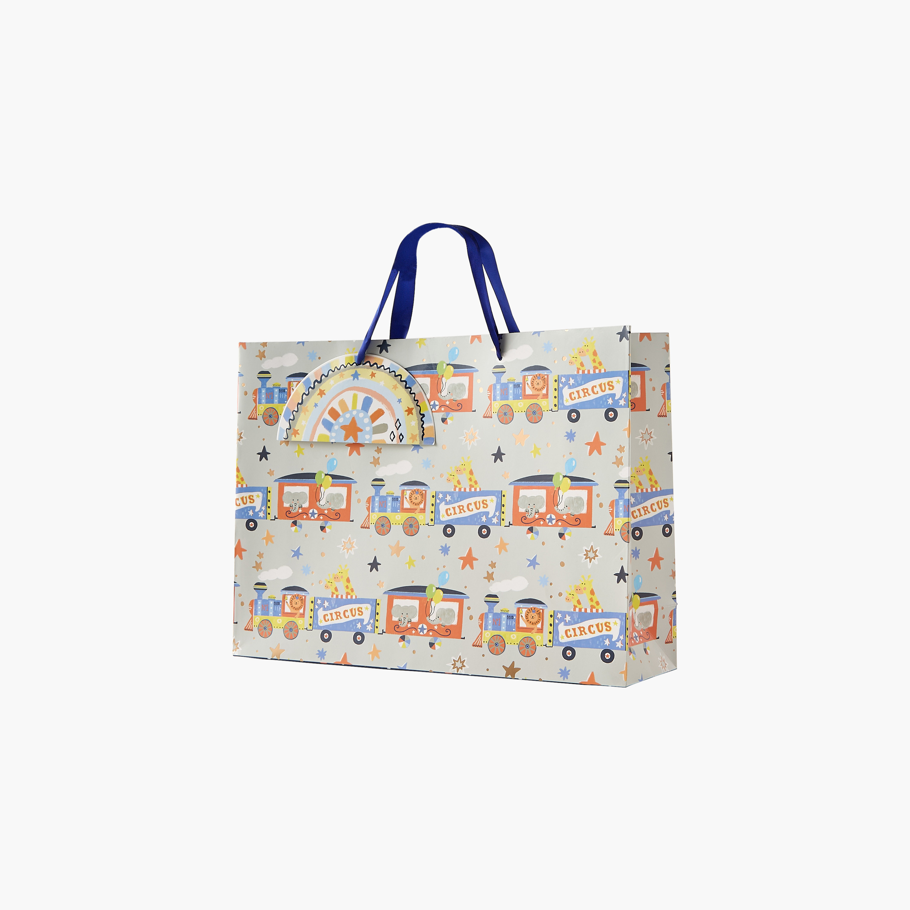 شنطة هدايا بطبعات سيارة من فايندز - 31x12x26 سم-household-giftingaccessories-giftings-image-2