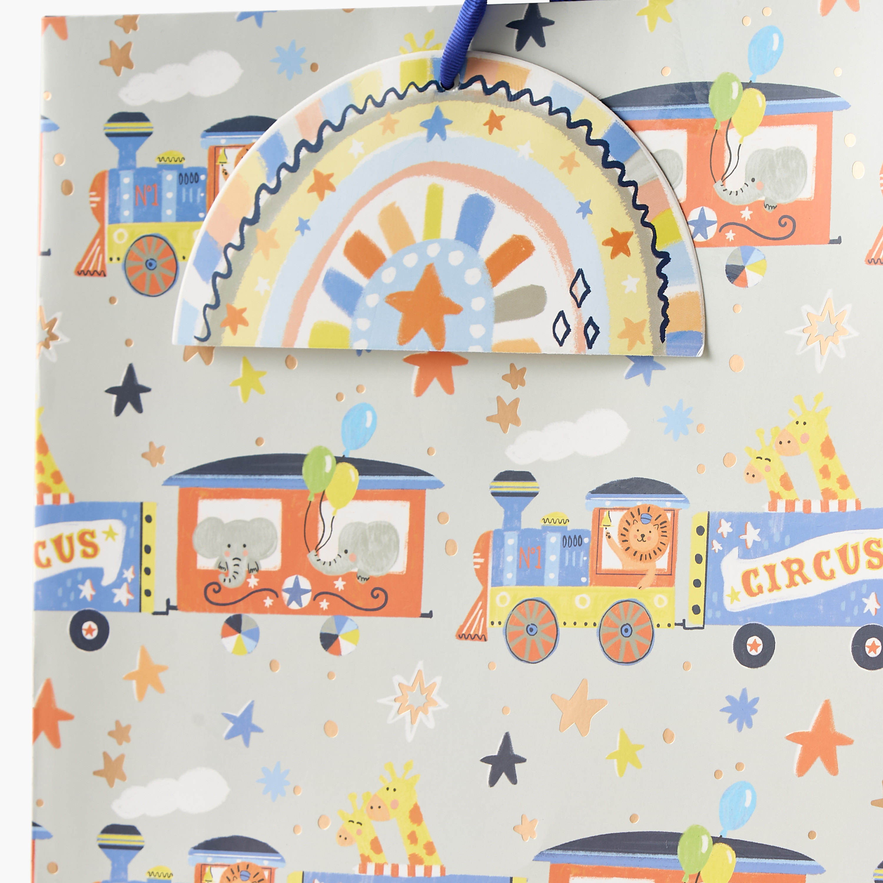 Findz Vehicle Print Paper Gift Bag - 31x12x26 cms-household-giftingaccessories-giftings-image-3