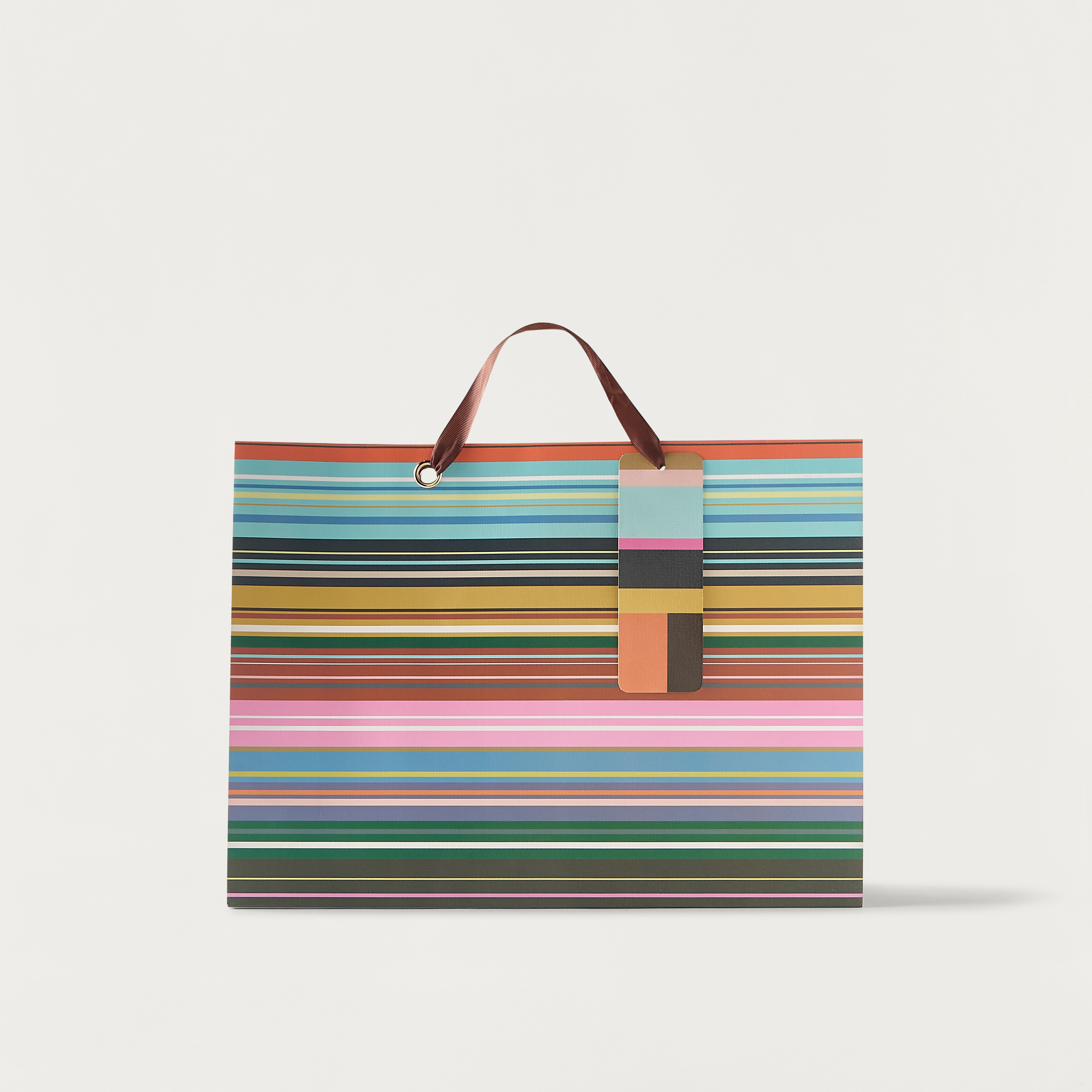 Findz Striped Gift Bag with Handles-household-giftingaccessories-giftings-image-1