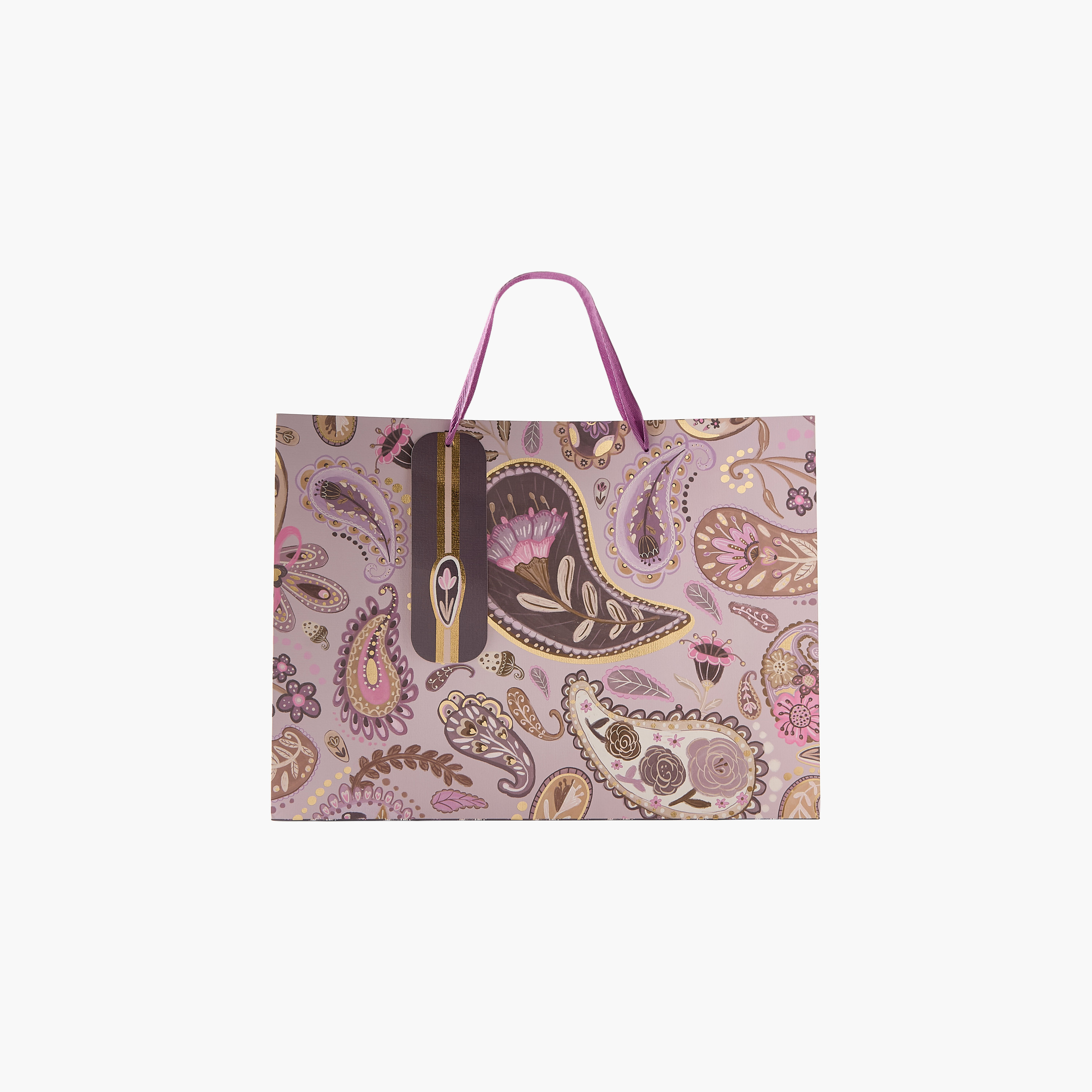 شنطة هدايا بمقابض وطبعات من فايندز - 23x10x18 سم-household-giftingaccessories-giftings-image-1