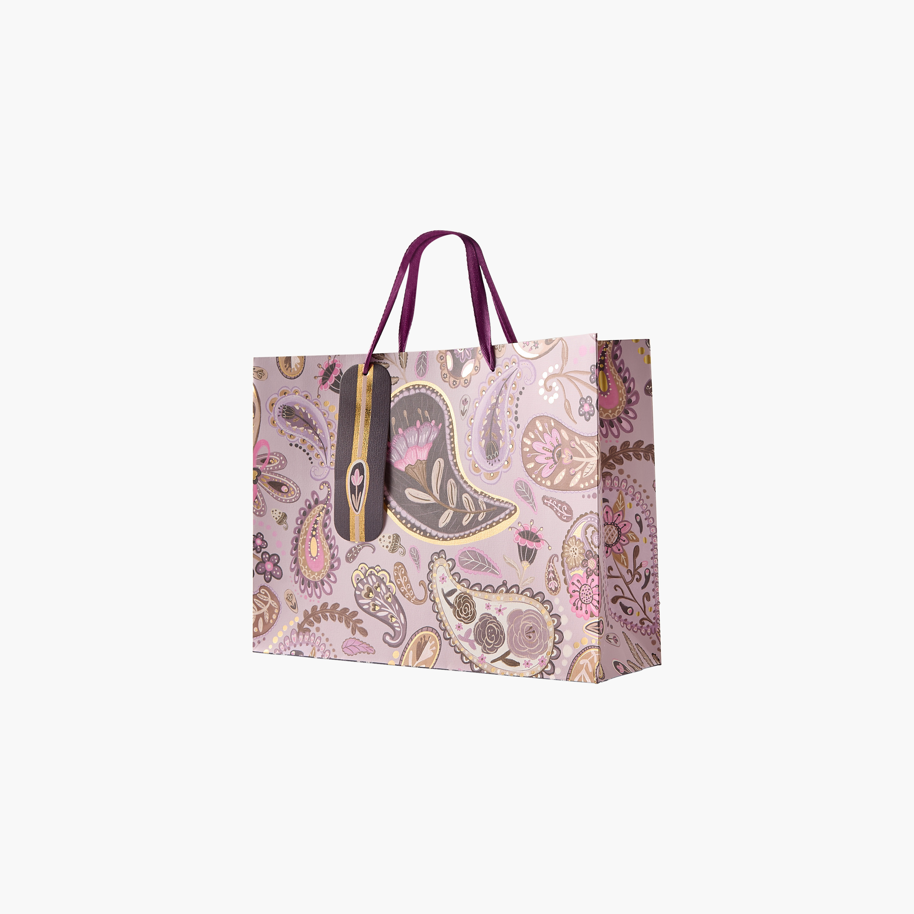 شنطة هدايا بمقابض وطبعات من فايندز - 23x10x18 سم-household-giftingaccessories-giftings-image-2