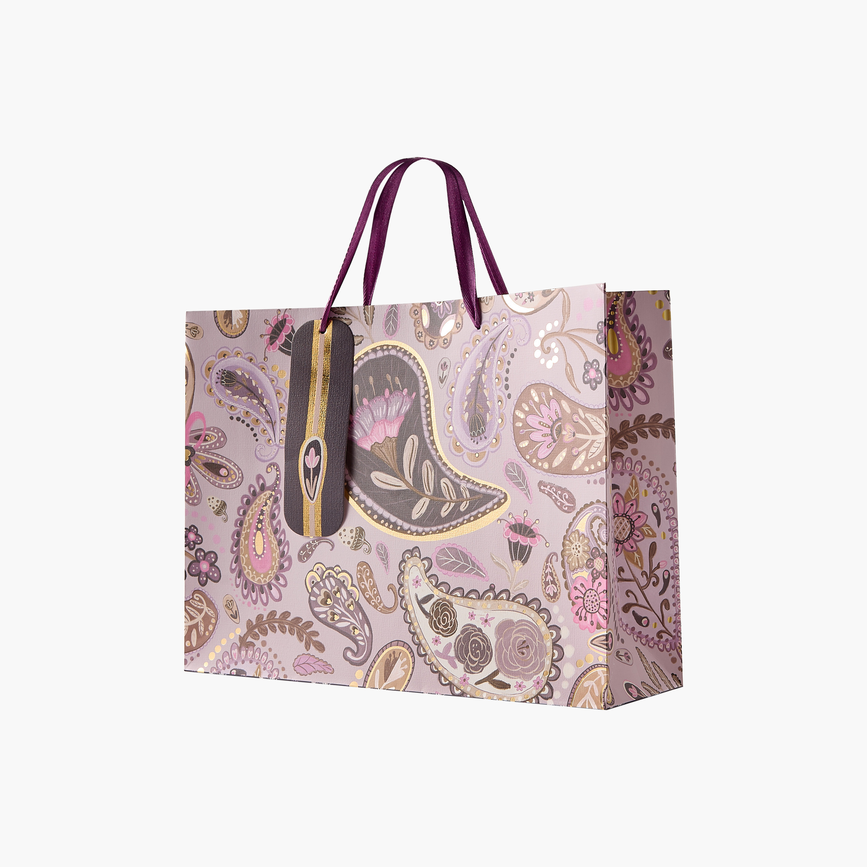 شنطة هدايا بمقابض وطبعات من فايندز - 42x12x31 سم-household-giftingaccessories-giftings-image-2