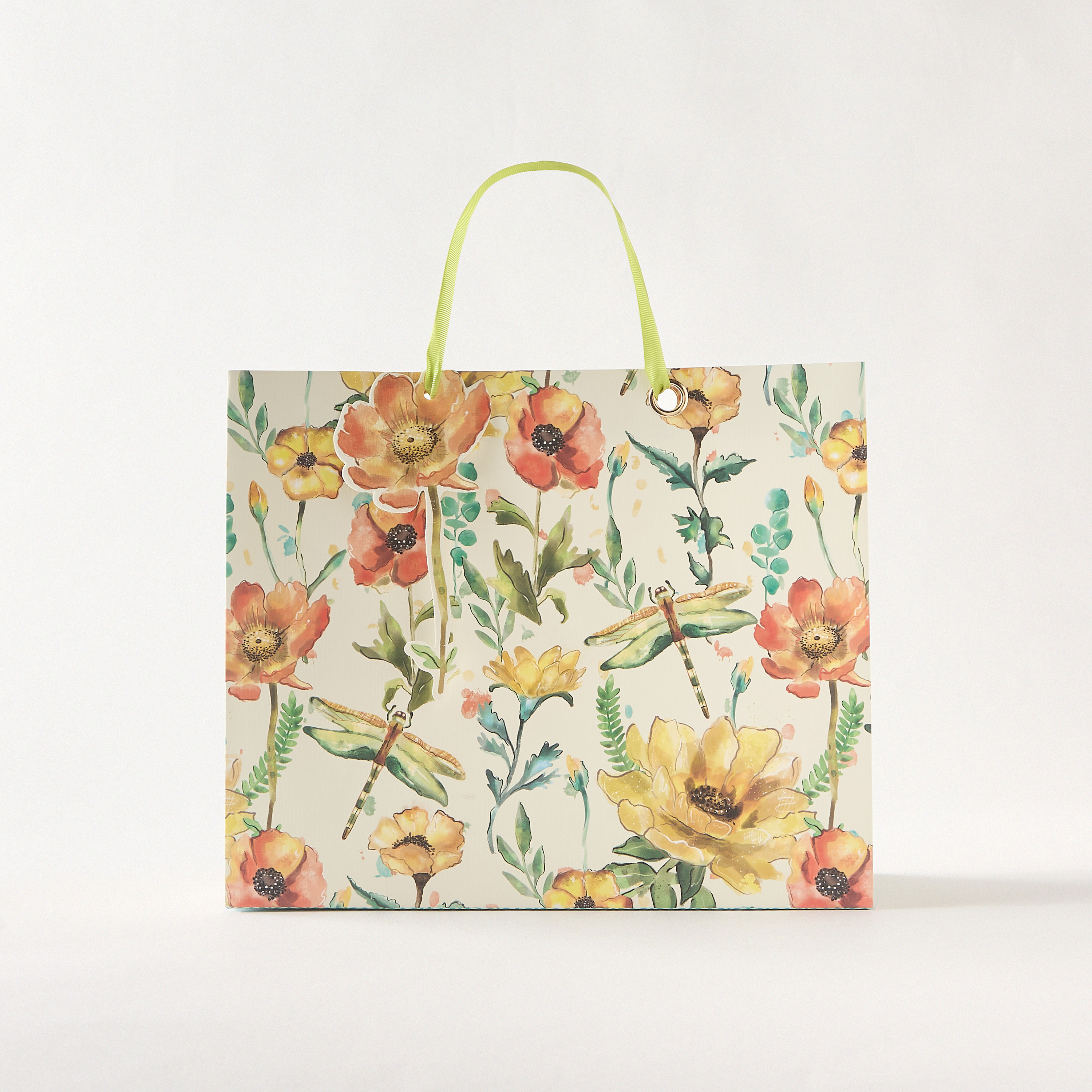 شنطة هدايا بمقابض وطبعات من فايندز - 31x12x26 سم-household-giftingaccessories-giftings-image-1