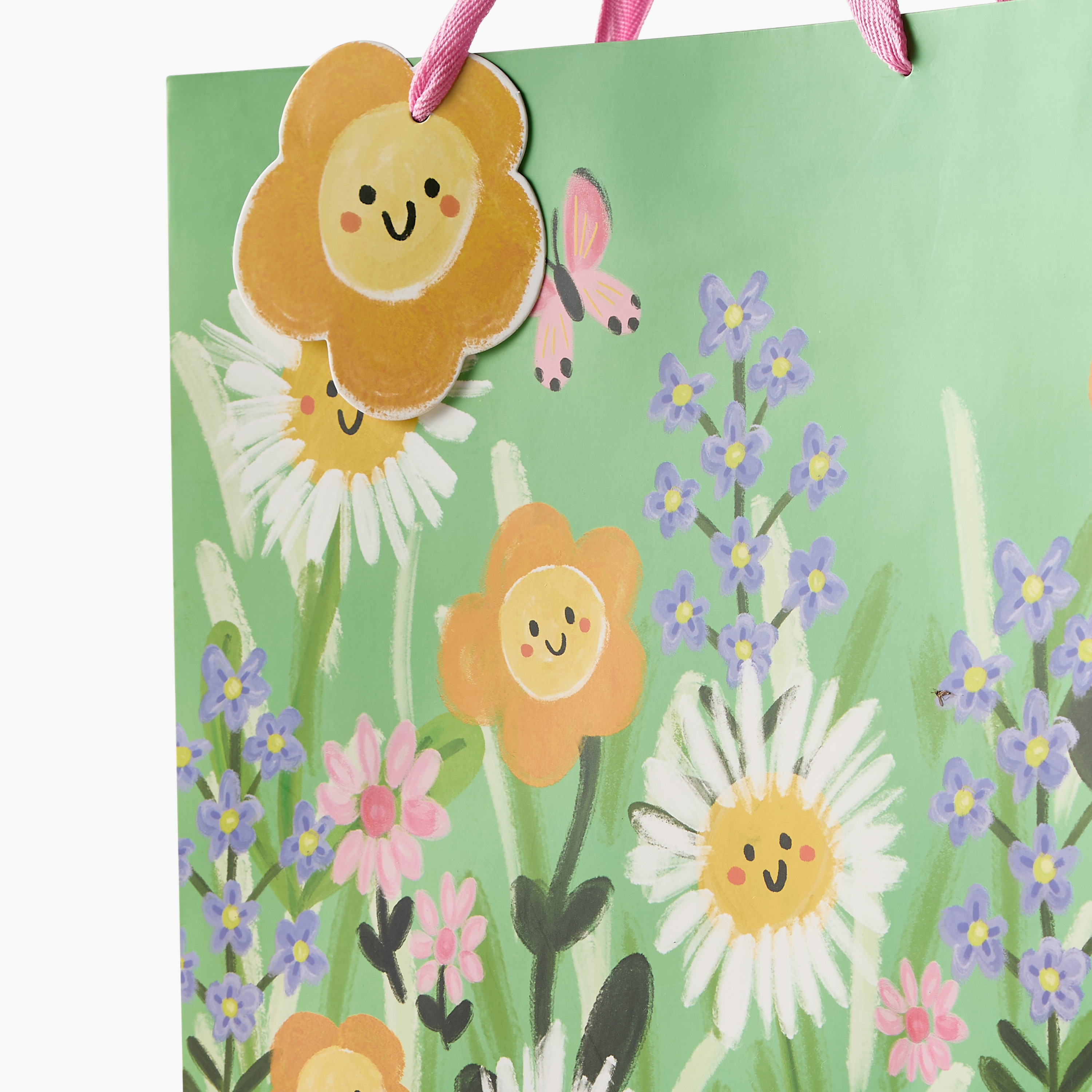 Findz Floral Print Gift Bag with Handles - 26x12x32 cms-household-giftingaccessories-giftings-image-3