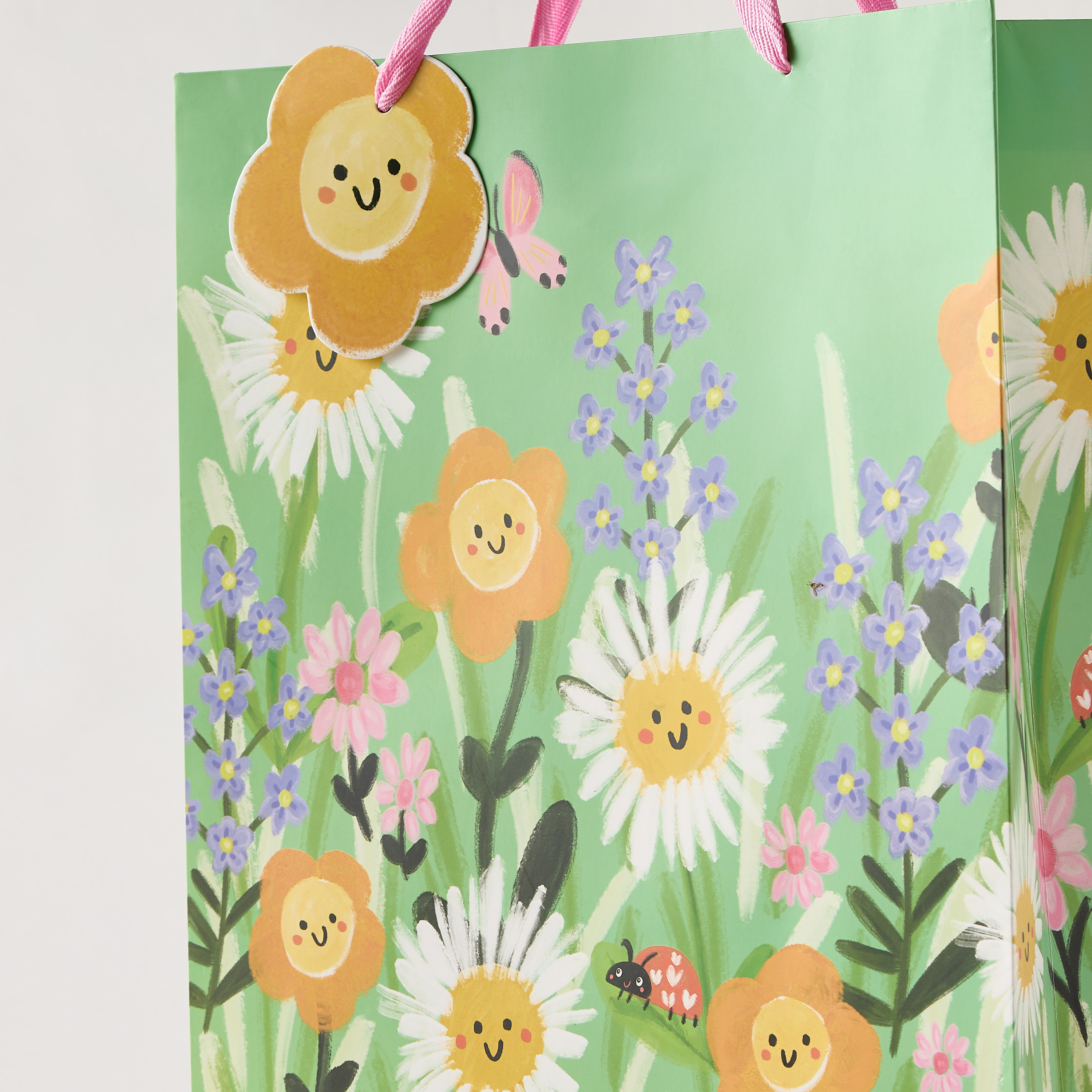 Findz Floral Print Gift Bag with Handles-household-giftingaccessories-giftings-image-3