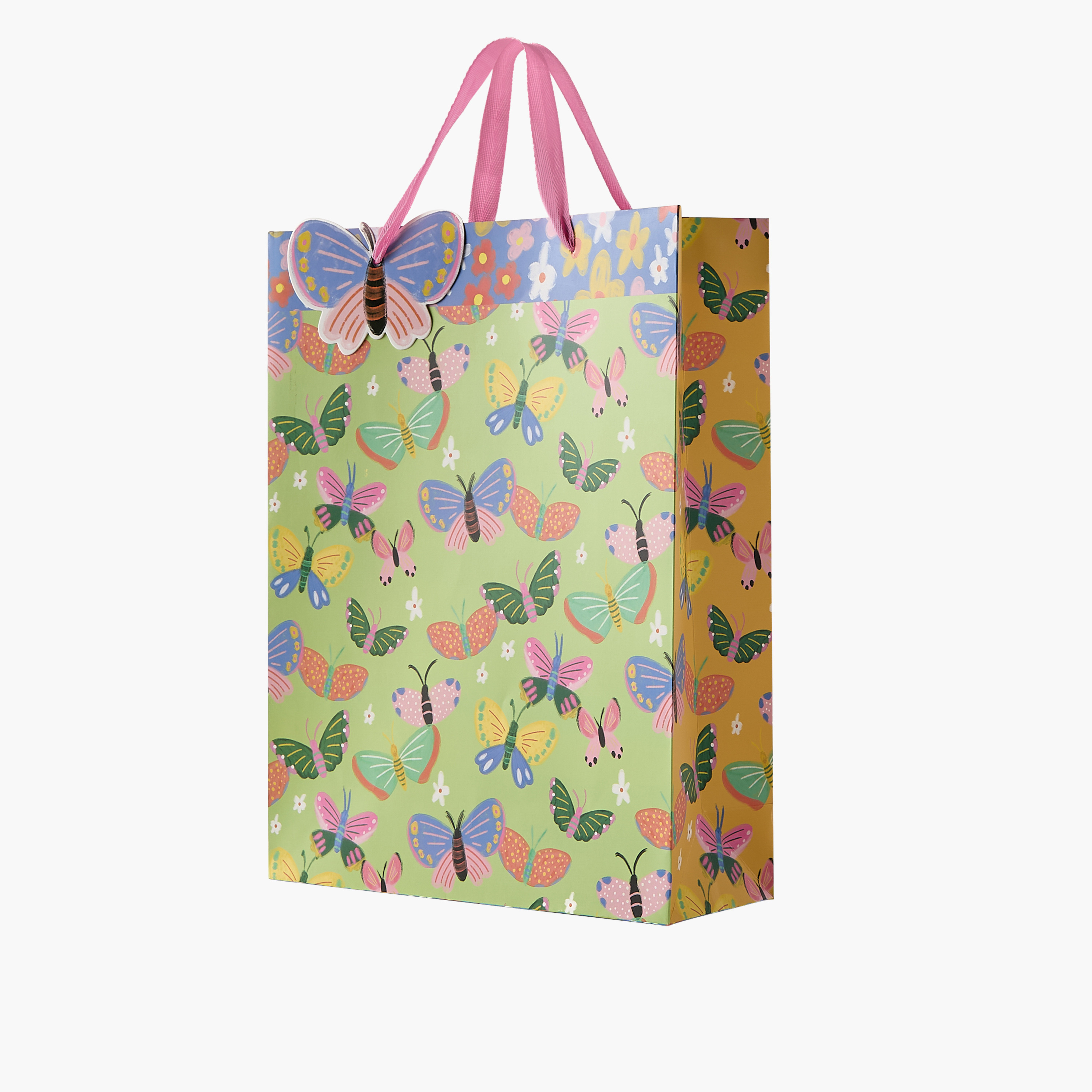 شنطة هدايا بمقابض وطبعات من فايندز - 18x10x23 سم-household-giftingaccessories-giftings-image-2