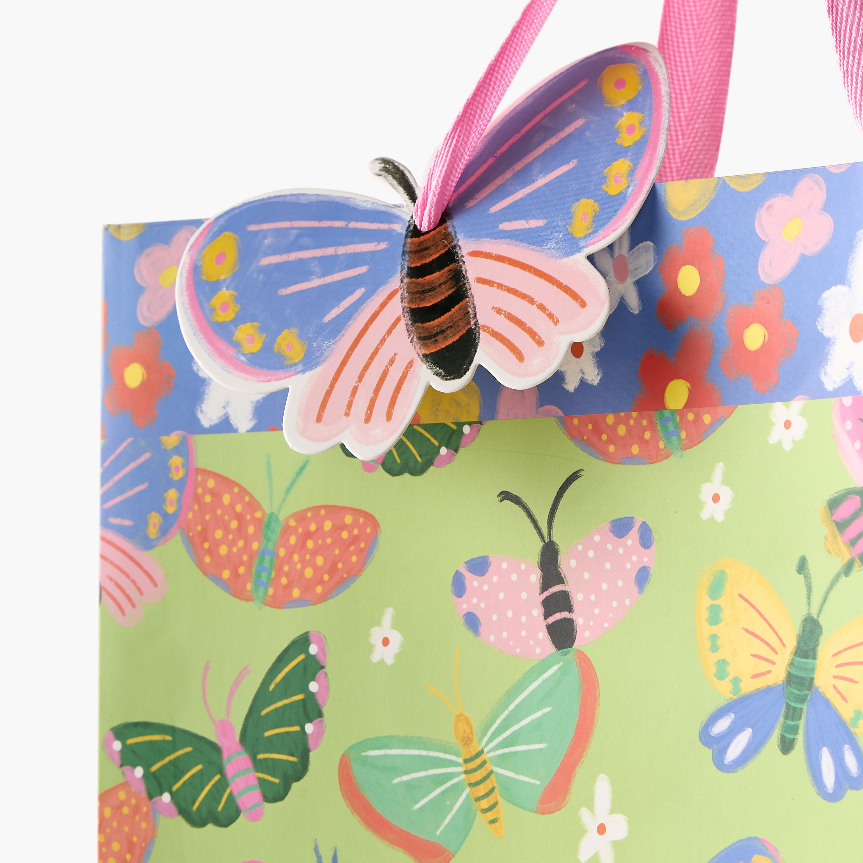 شنطة هدايا بمقابض وطبعات من فايندز - 18x10x23 سم-household-giftingaccessories-giftings-image-3