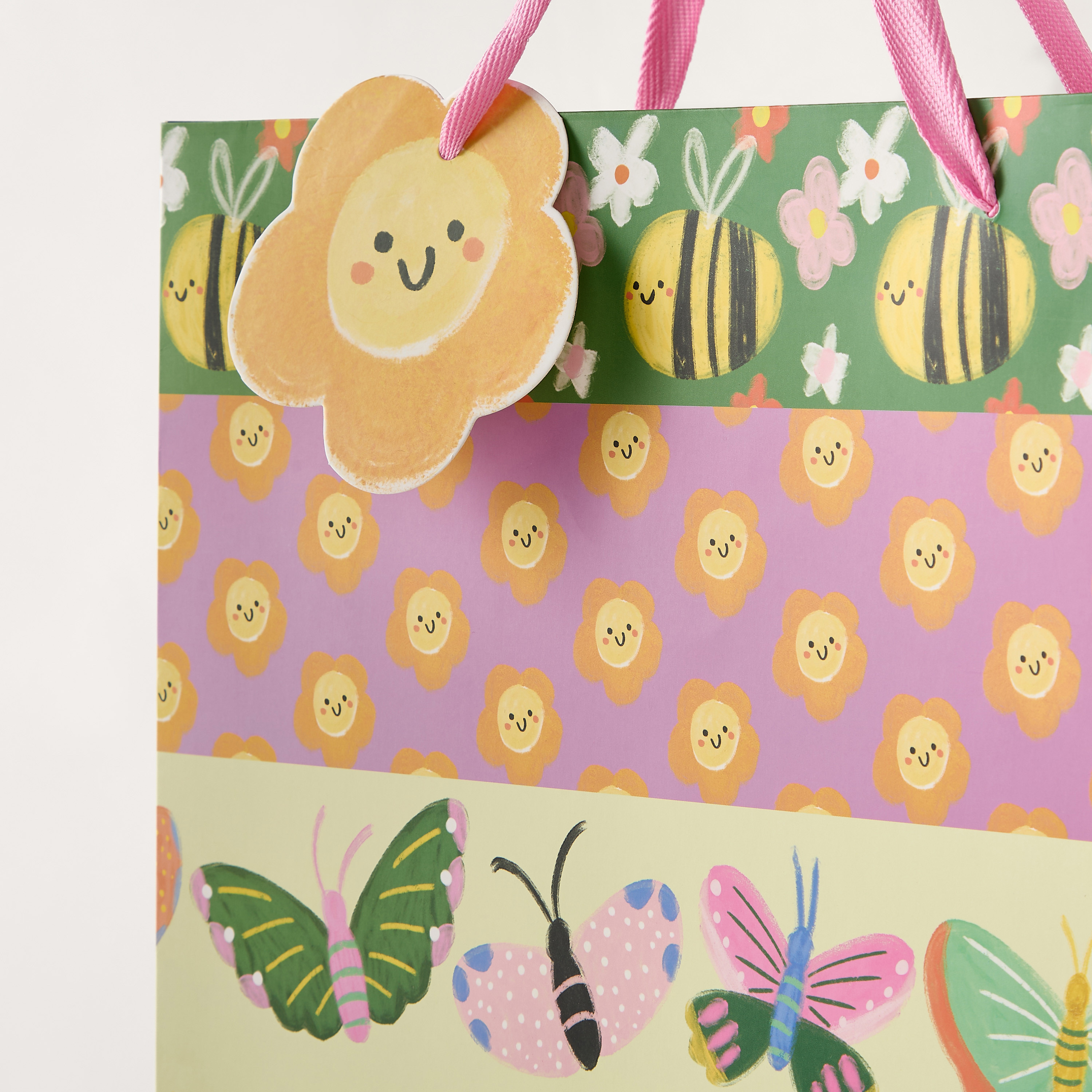 Findz Butterfly Print Gift Bag with Handles-household-giftingaccessories-giftings-image-3