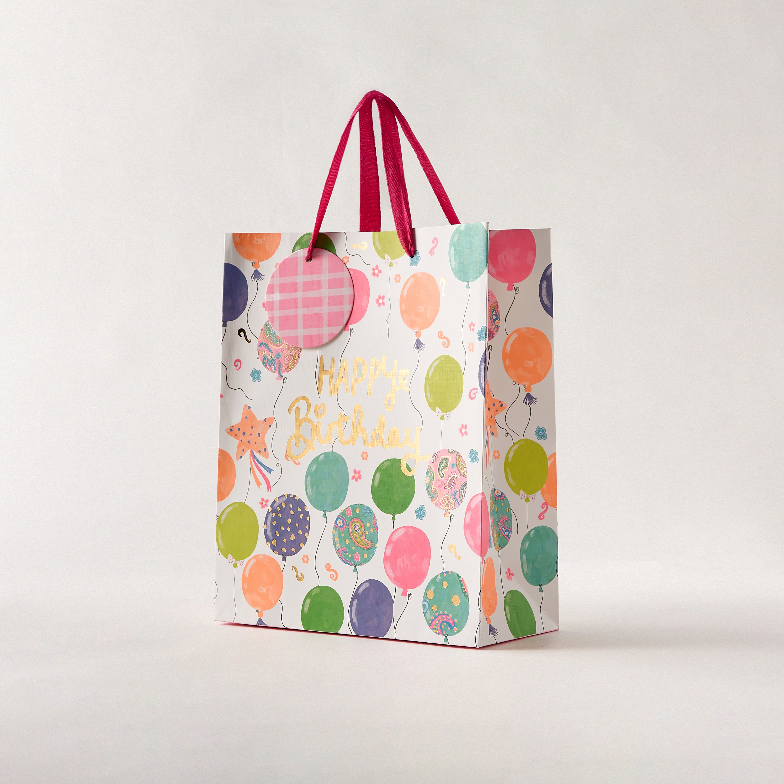 Findz Happy Birthday Print Paper Gift Bag - 18x10x23 cms-household-giftingaccessories-giftings-image-2