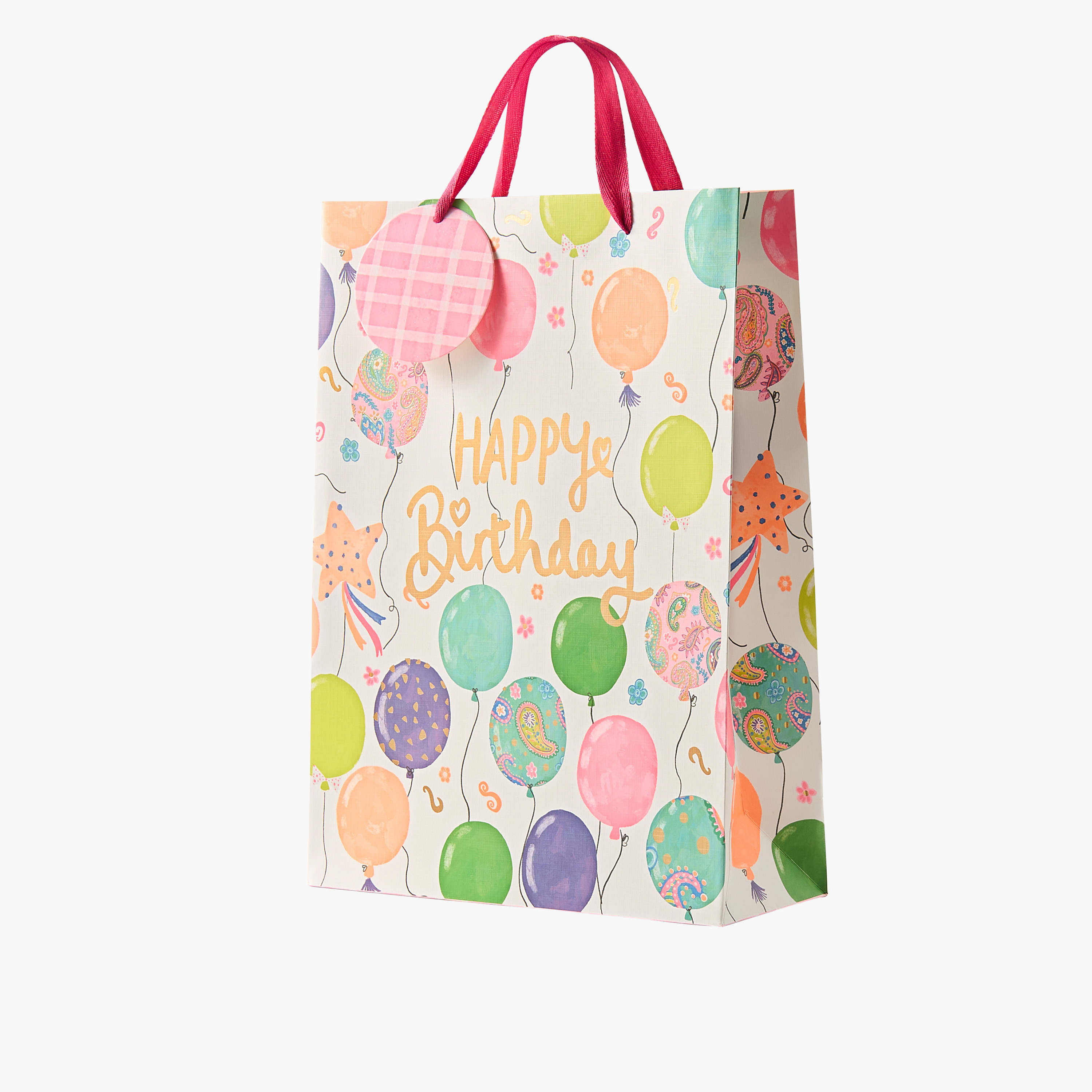 شنطة هدايا ورق بطبعات من فايندز - 31x12x42 سم-household-giftingaccessories-giftings-image-2