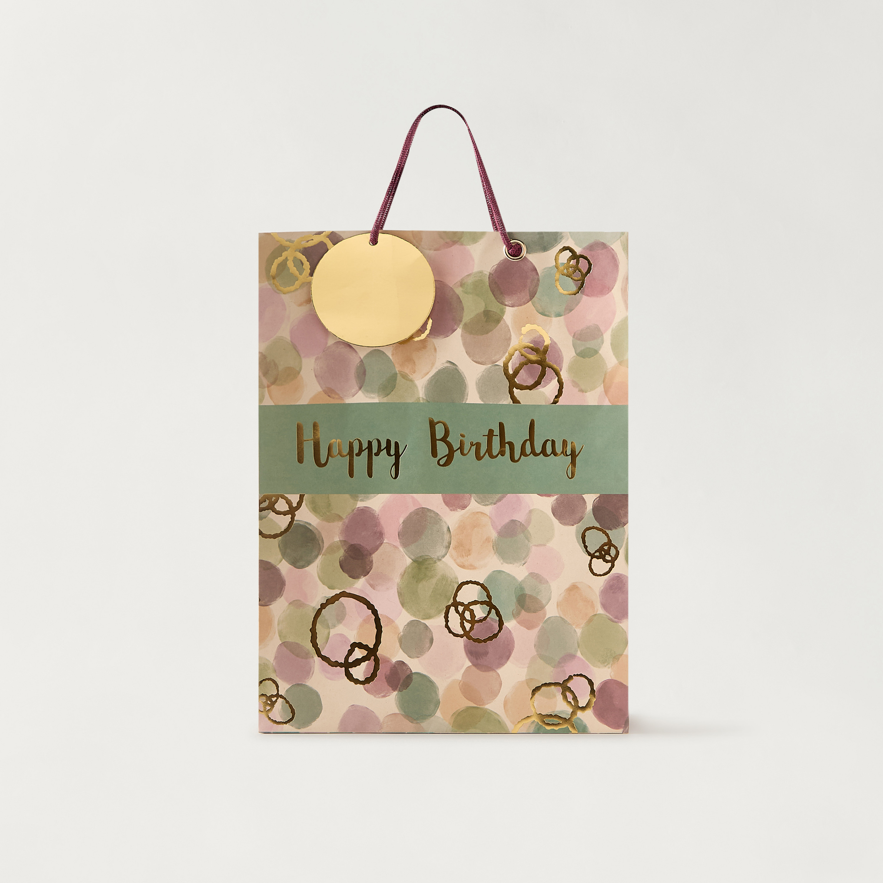 شنطة هدايا بمقابض وطبعات من فايندز - 26x12x32 سم-household-giftingaccessories-giftings-image-1