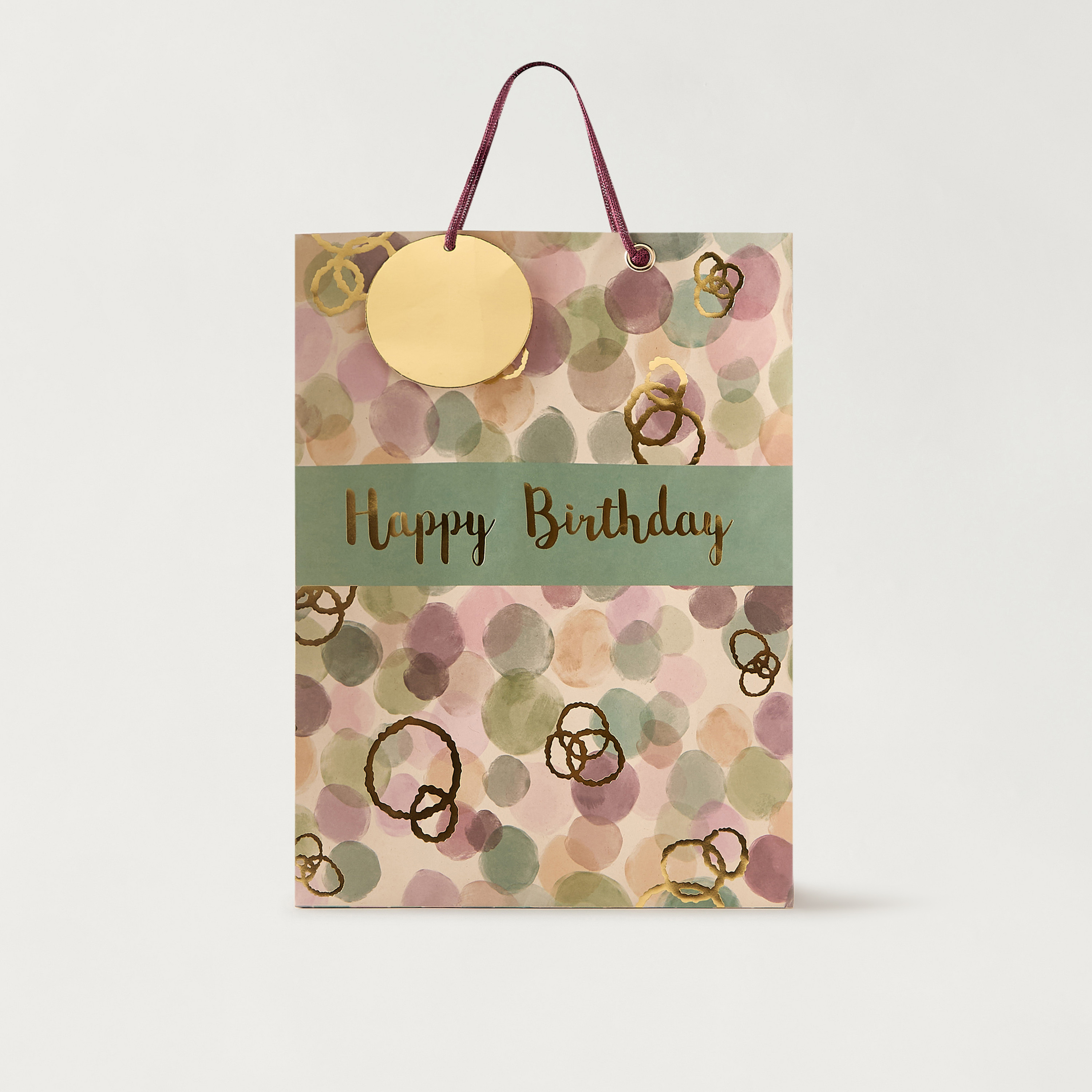 شنطة هدايا بمقابض وطبعات من فايندز - 31x12x42 سم-household-giftingaccessories-giftings-image-1