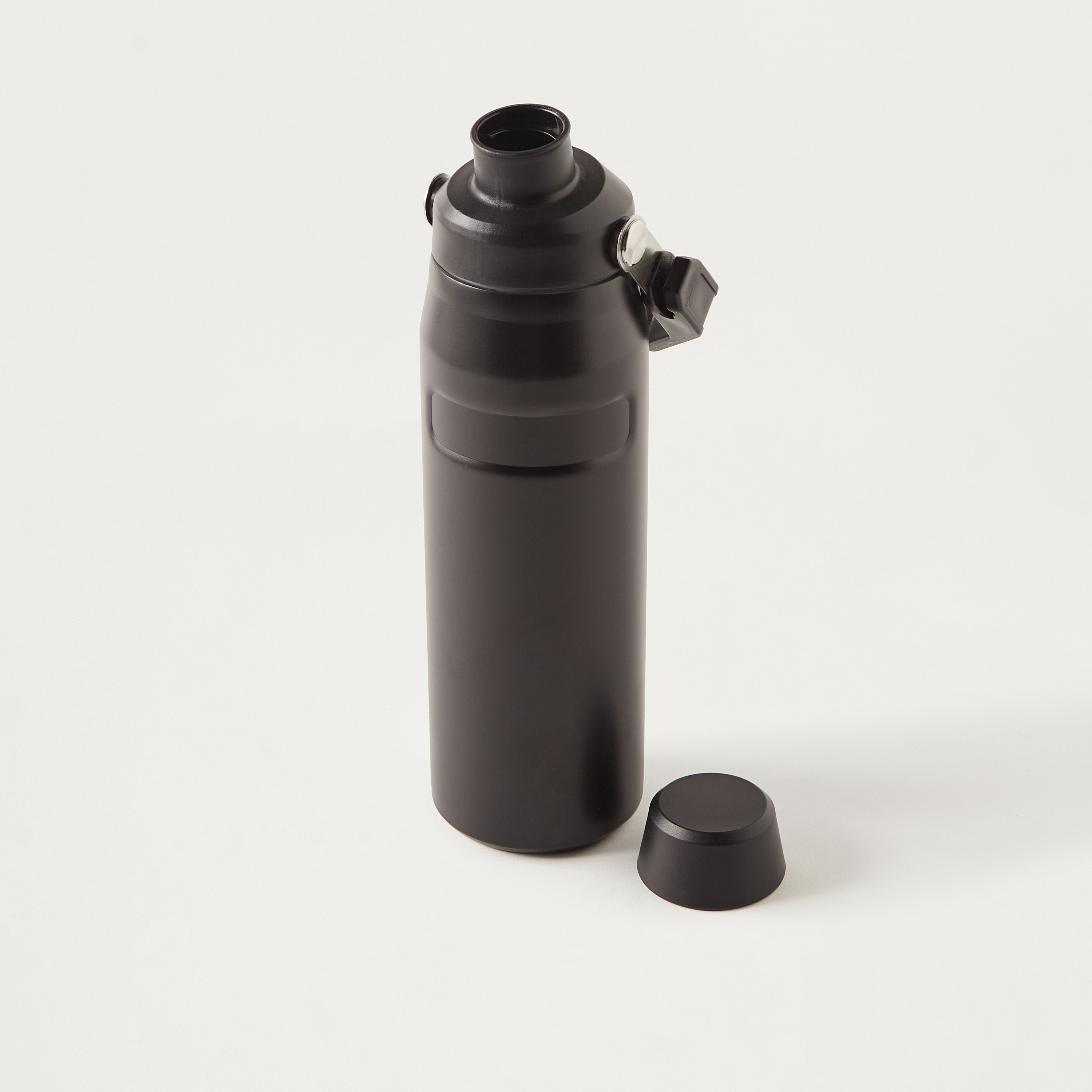 Solid Stainless Steel Water Bottle with Handle - 750 ml-school-waterbottles-image-4