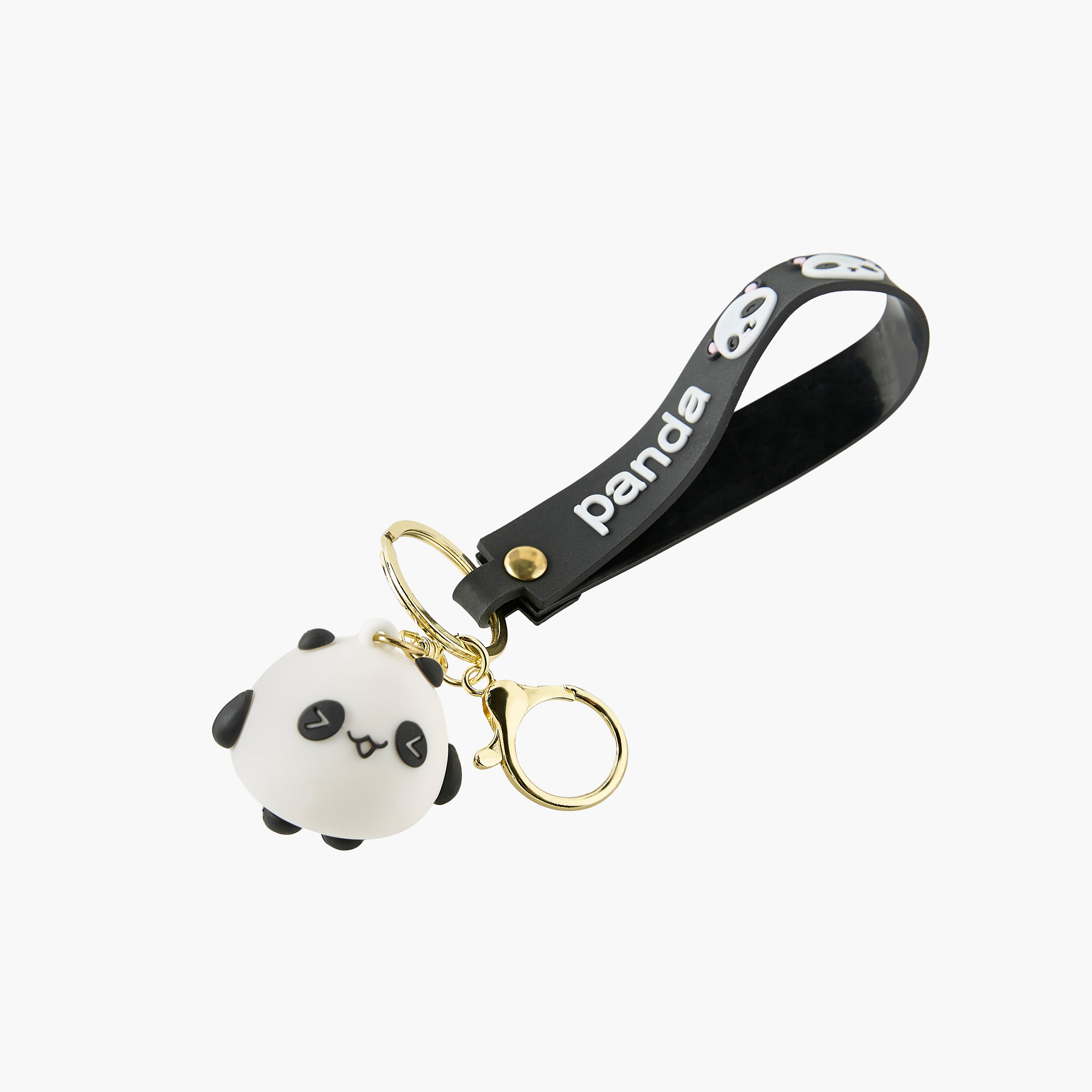 Panda Keyring with Lobster Hook-girls-accessories-keyringsandbagcharms-image-2
