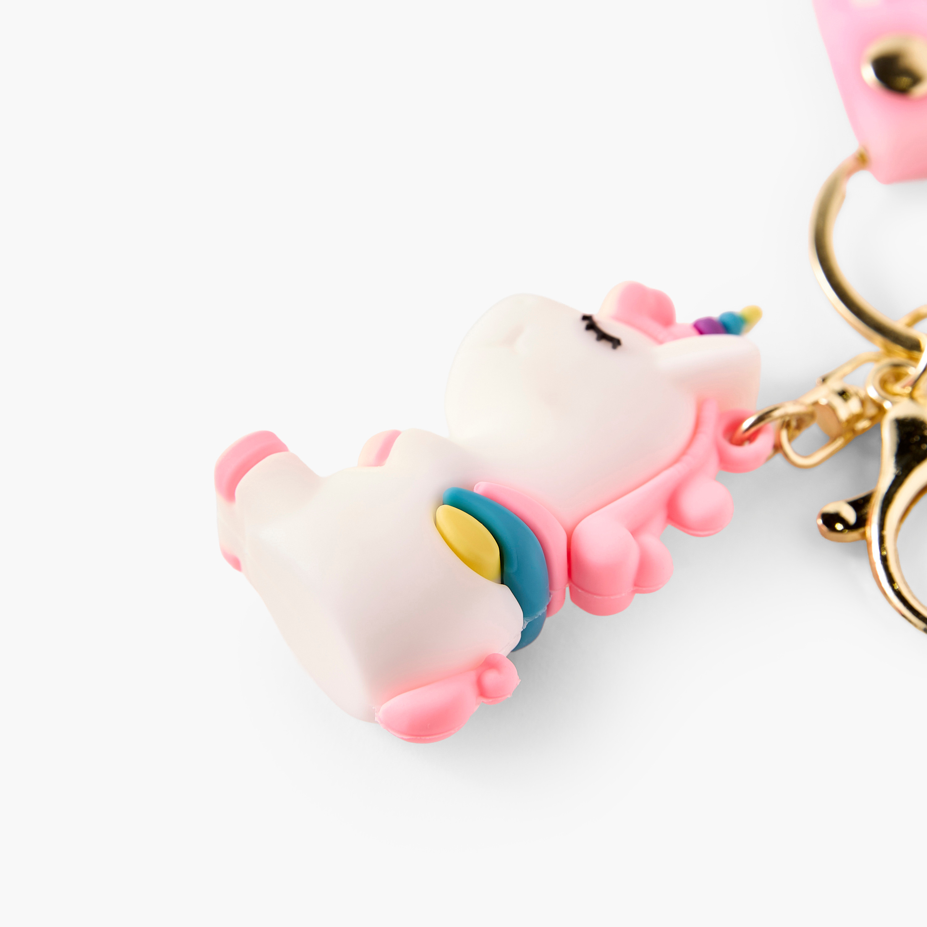 ميدالية يونيكورن بخطاف-girls-accessories-keyringsandbagcharms-image-3