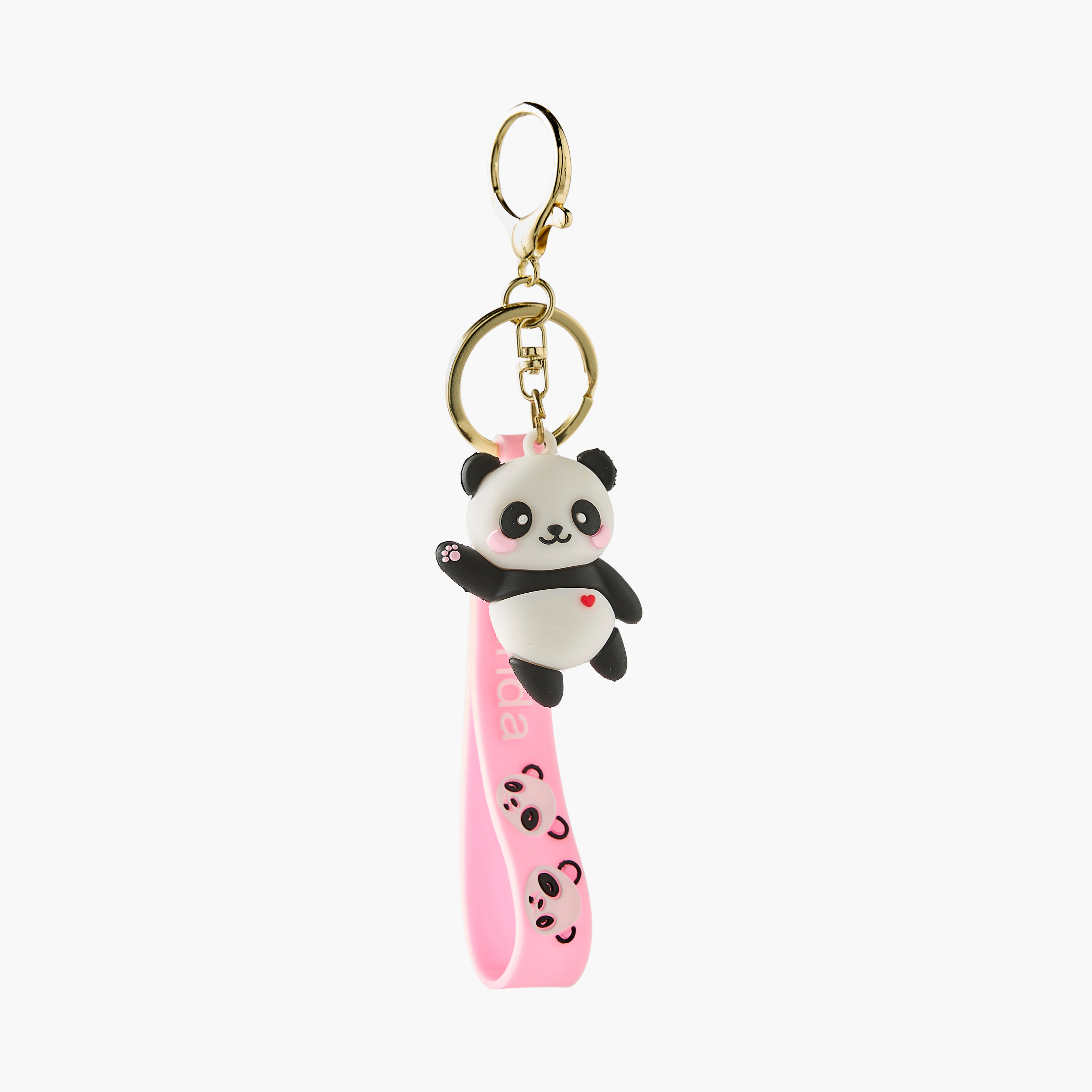 Panda Keyring with Lobster Hook-girls-accessories-keyringsandbagcharms-image-1