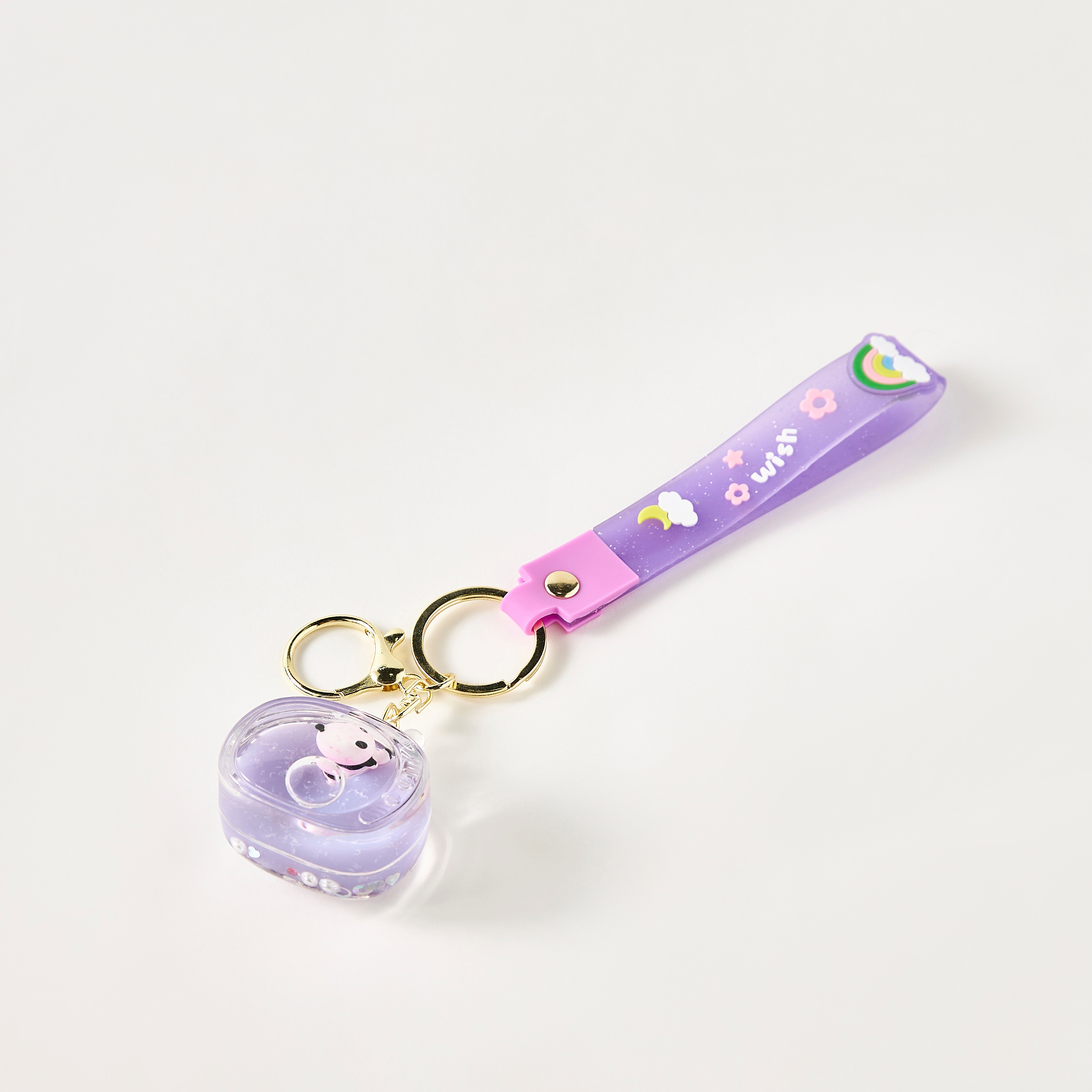 Syloon Accent Detail Keychain with Lobster Hook-girls-accessories-keyringsandbagcharms-image-2