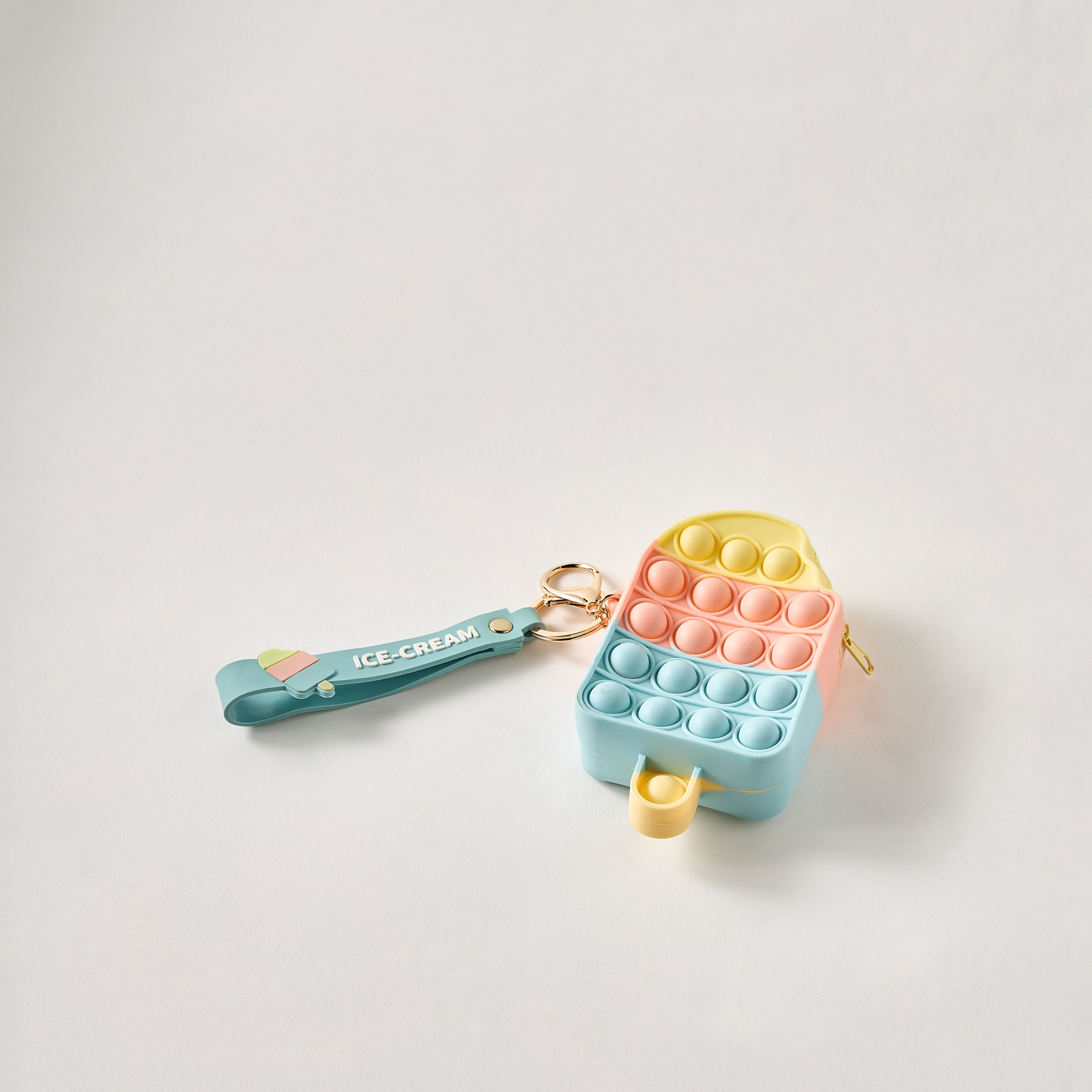 Syloon Pop-It Ice Cream Keyring with Tag and Hook-girls-accessories-keyringsandbagcharms-image-2