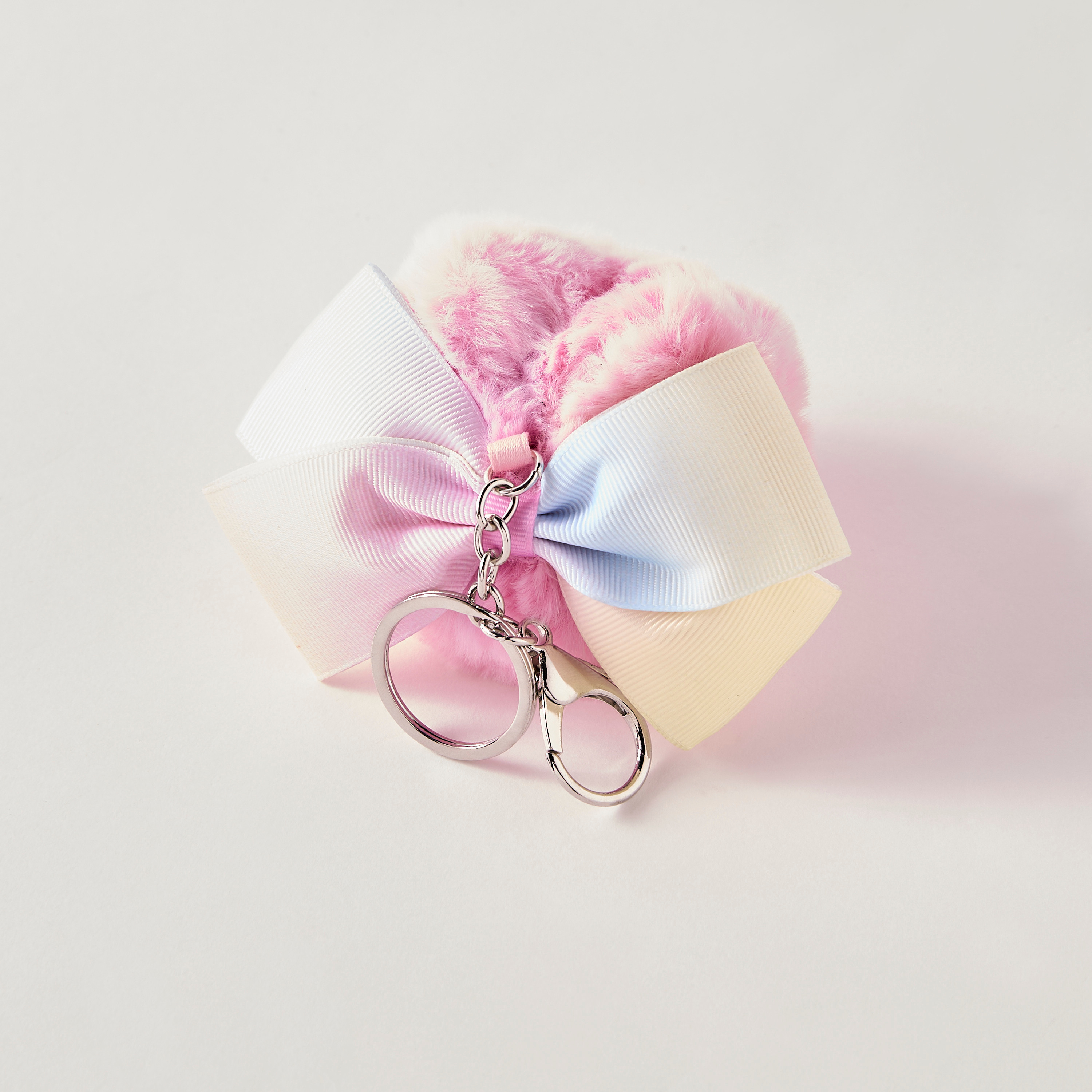 Syloon Pom Pom Accent Keychain with Lobster Hook-girls-accessories-keyringsandbagcharms-image-2
