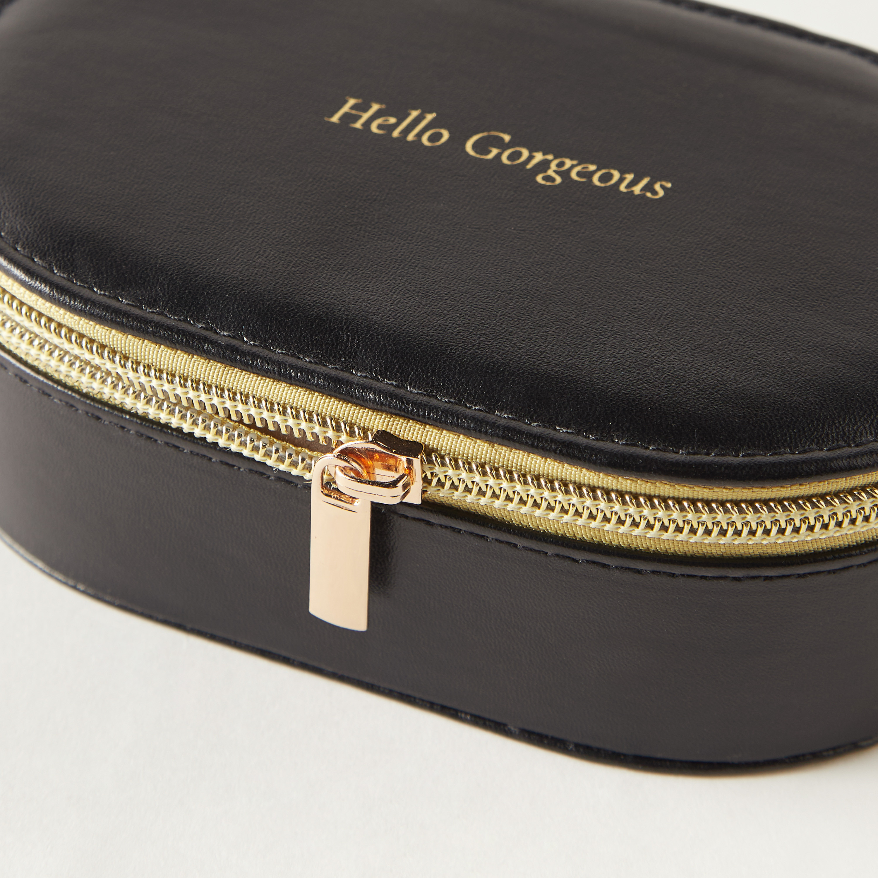 Syloon 4-Compartment Jewellery Organiser with Zip Closure - 16x10x6 cms-women-watchesandjewellery-jewellery-storage-image-2