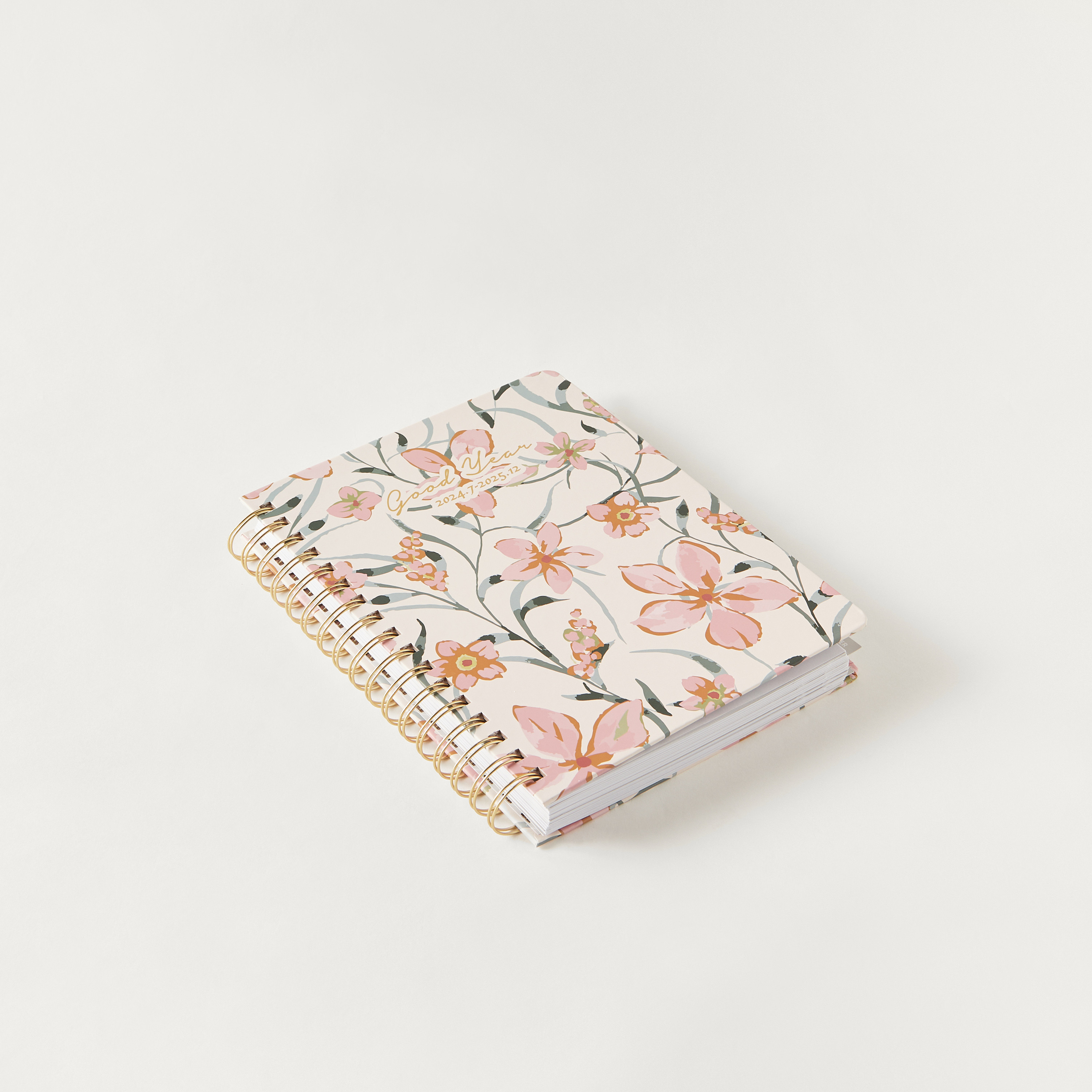 Syloon Floral Print Spiral Bound Planner-school-stationery-notebooks-image-2