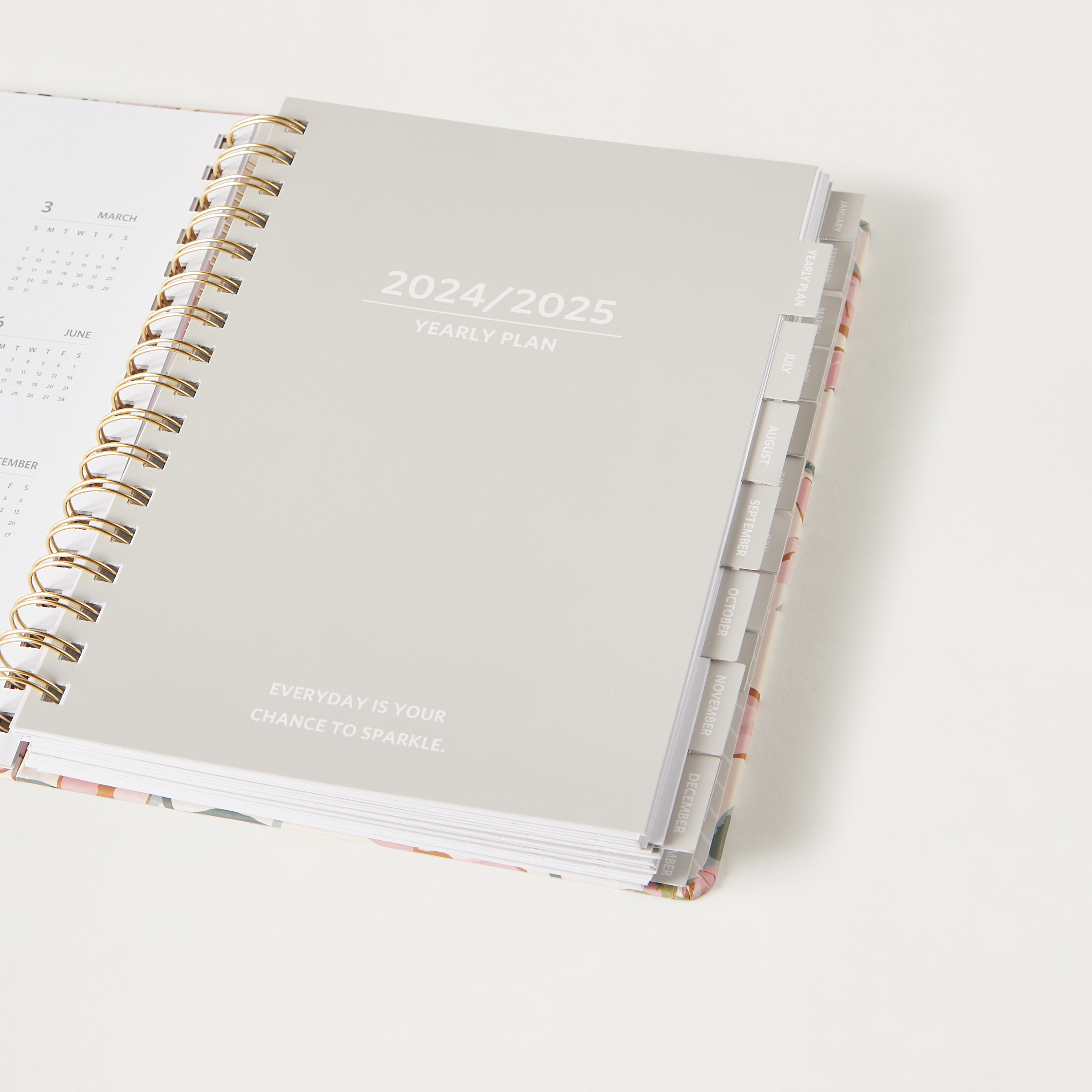 Syloon Floral Print Spiral Bound Planner-school-stationery-notebooks-image-5