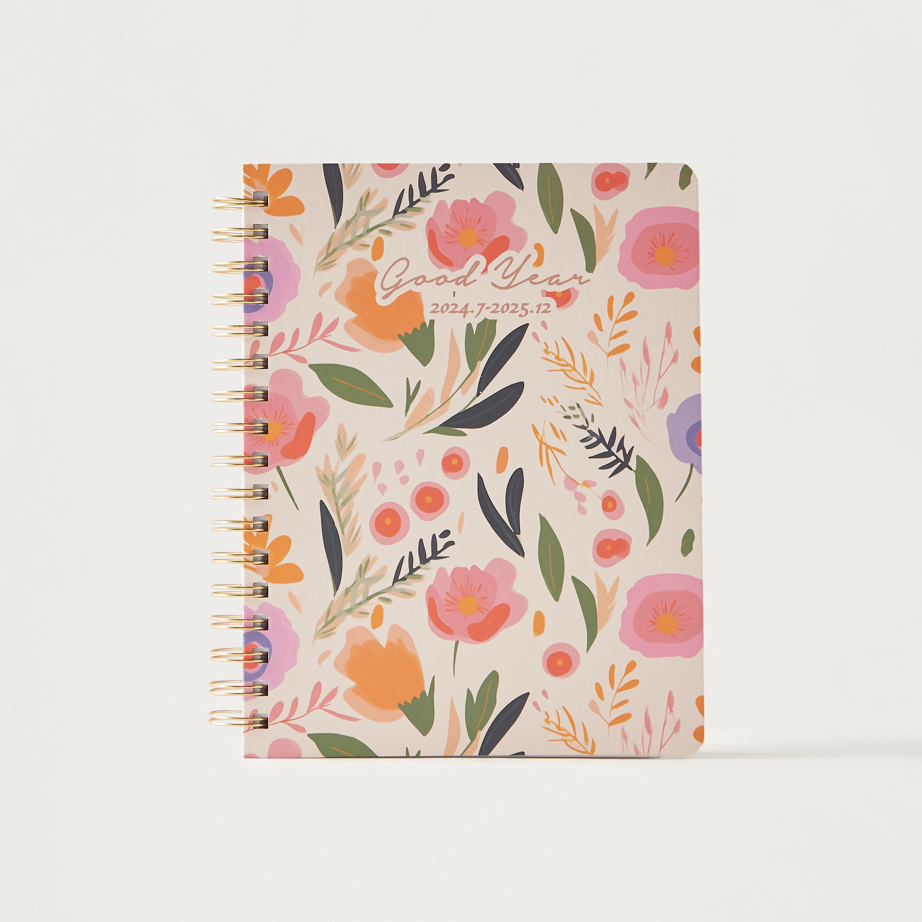 Syloon Floral Print Spiral Bound Planner-school-stationery-notebooks-image-1