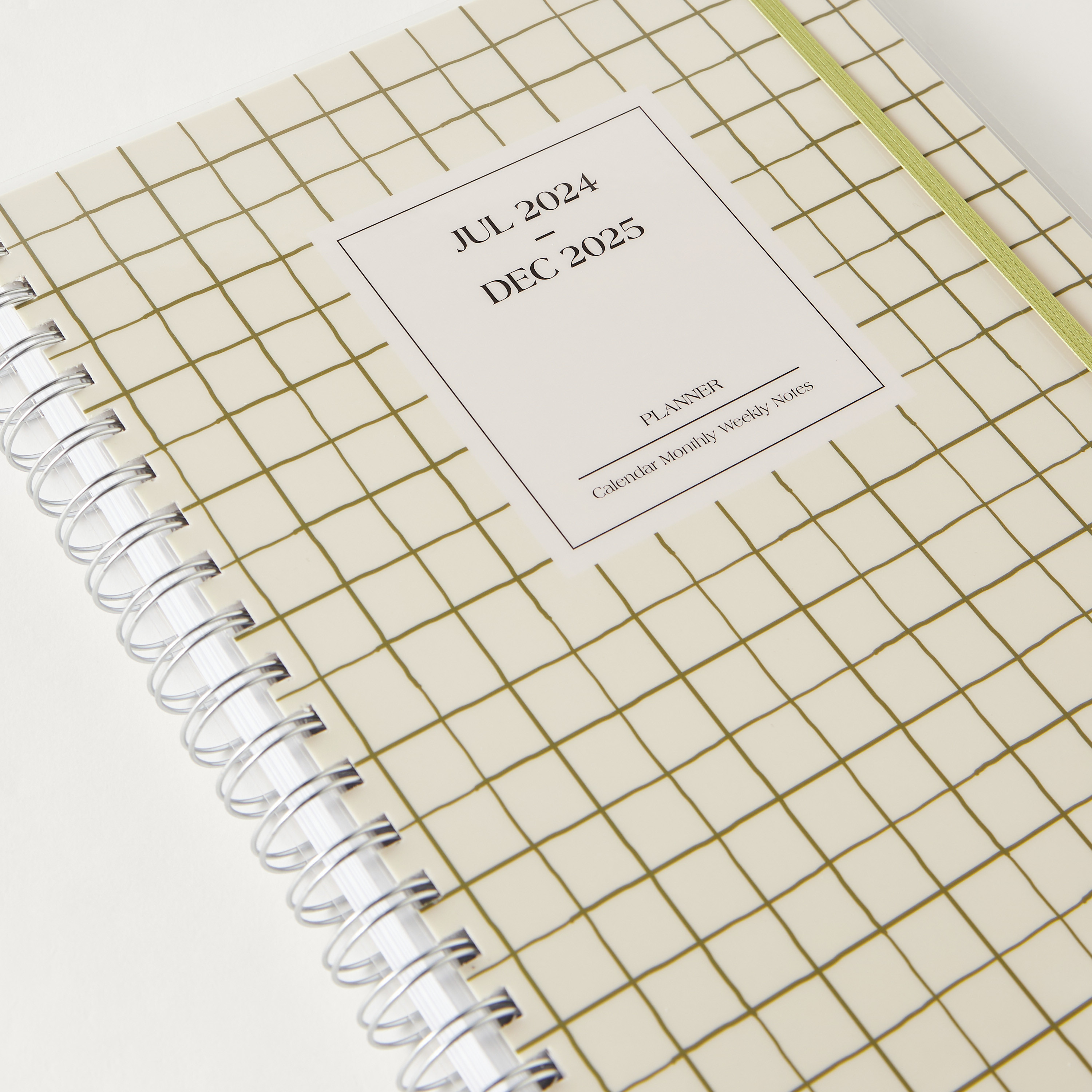 Syloon Checked A4 Monthly Planner Spiral Notebook-school-stationery-notebooks-image-3