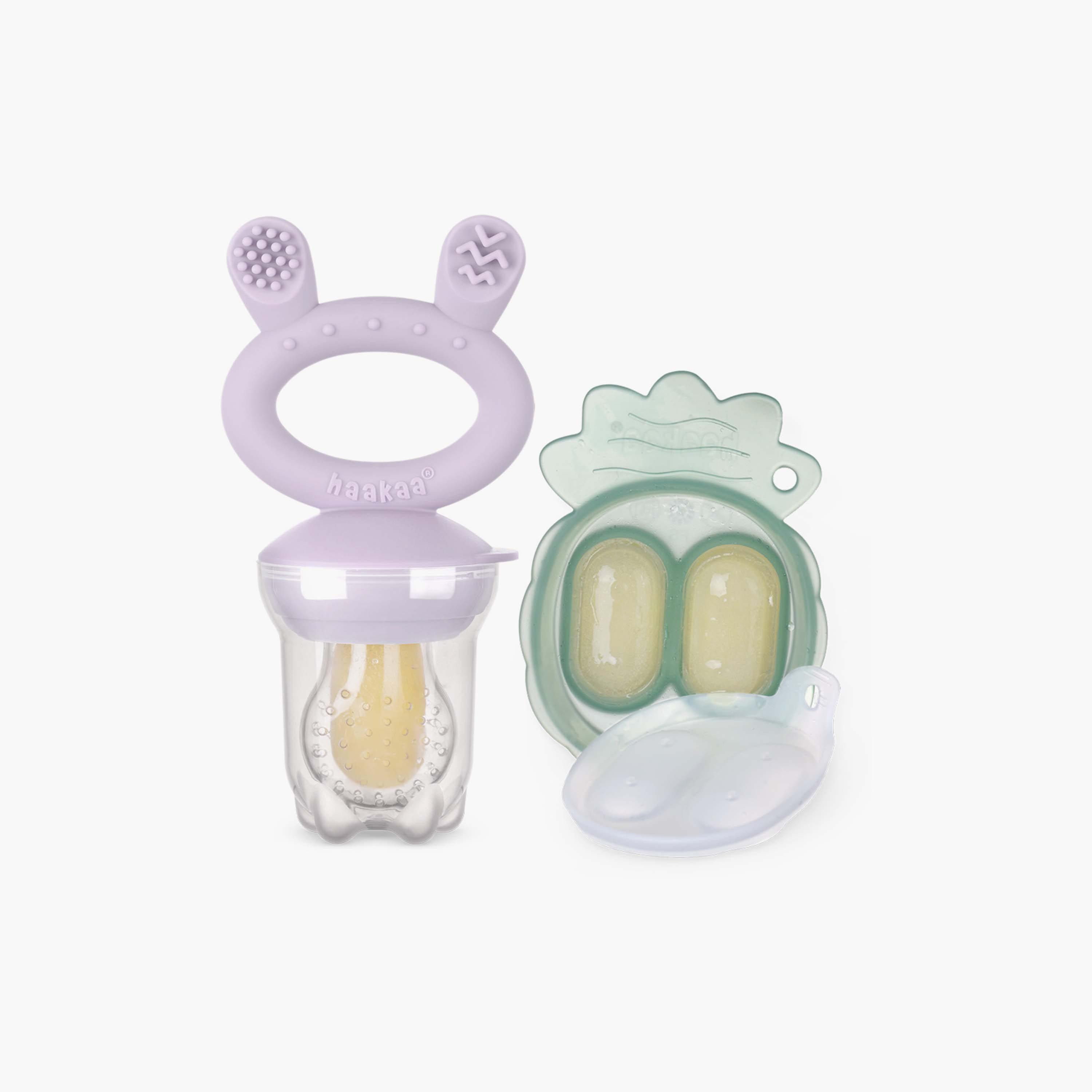 Haakaa Freeze-N-Feed Mini Combo with Food Feeder & Mini Nibble Tray-baby-feeding-mealtimeessentials-image-2